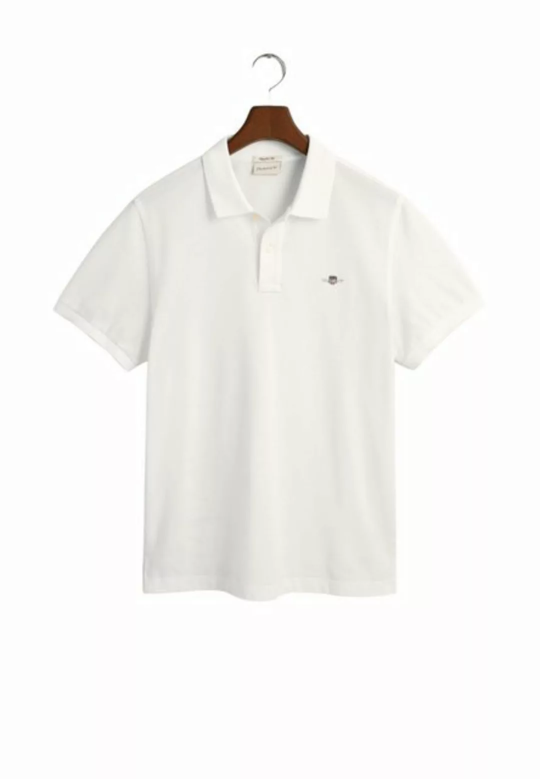 Gant Contrast Piqué Poloshirt Navy - Größe XL günstig online kaufen