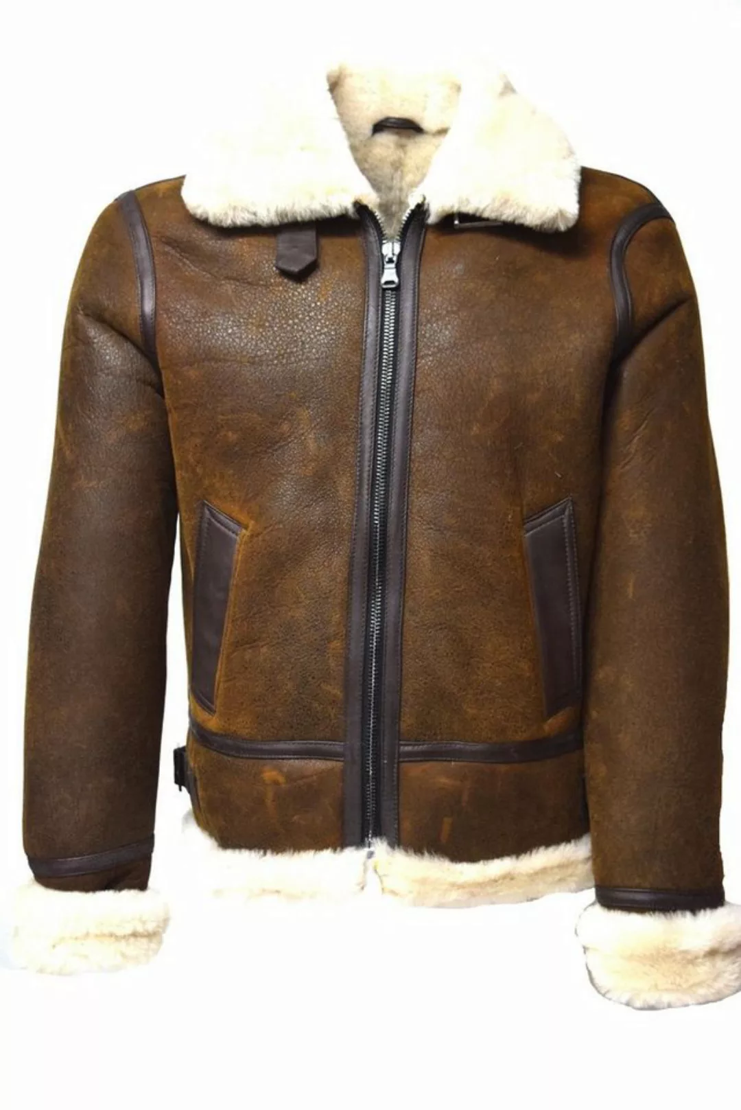 Zimmert Leather Lederjacke Berni gewachsenes Lammfell, Lammfelljacke, Bombe günstig online kaufen