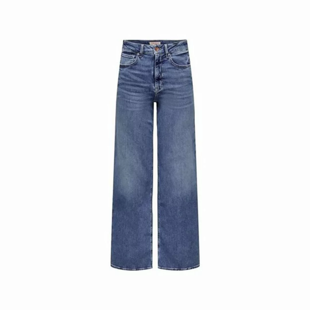 Only Damen Jeans ONLMADISON BLUSH HW WIDE Blau - Medium Blue Denim günstig online kaufen