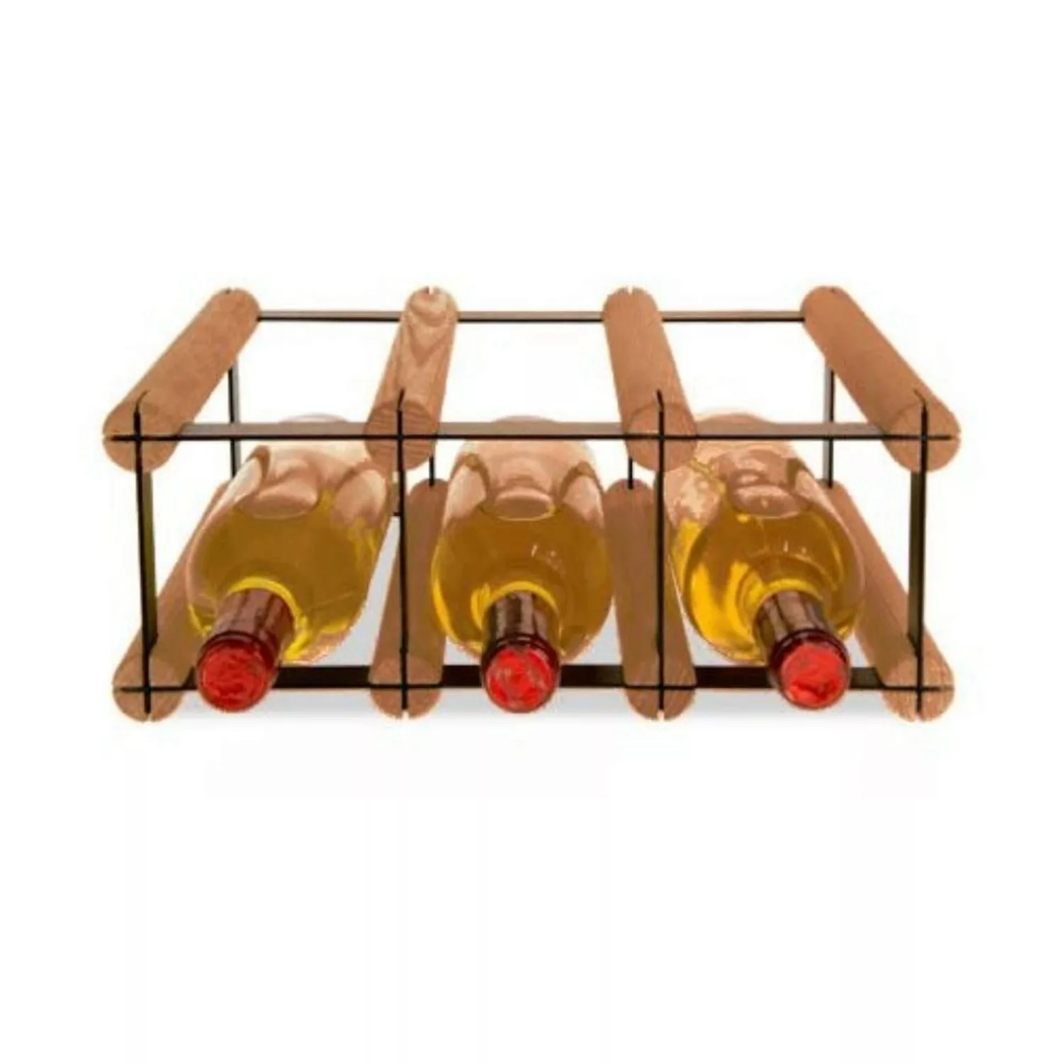 PROREGAL Modulares Weinregal Vinotega Mod Metal HxBxT 12,5 x 32,5 x 24,5 cm günstig online kaufen