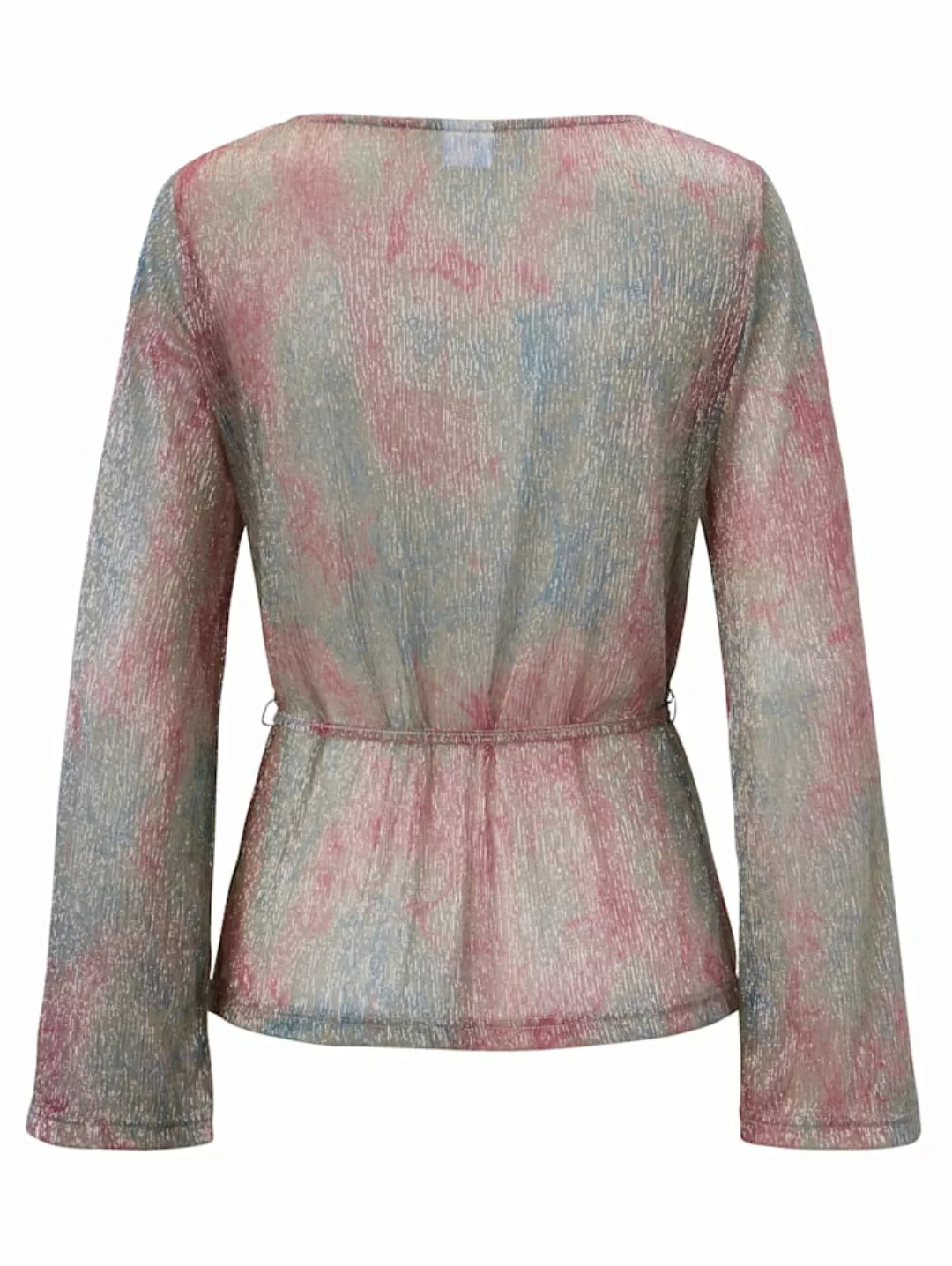 Bluse mit Bindeband REKEN MAAR Multicolor günstig online kaufen