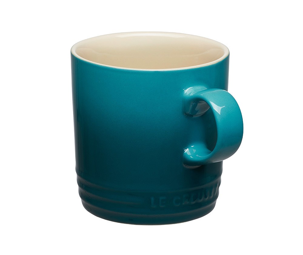 Le Creuset Tasse Becher Steinzeug Deep Teal Petrol 350ml günstig online kaufen