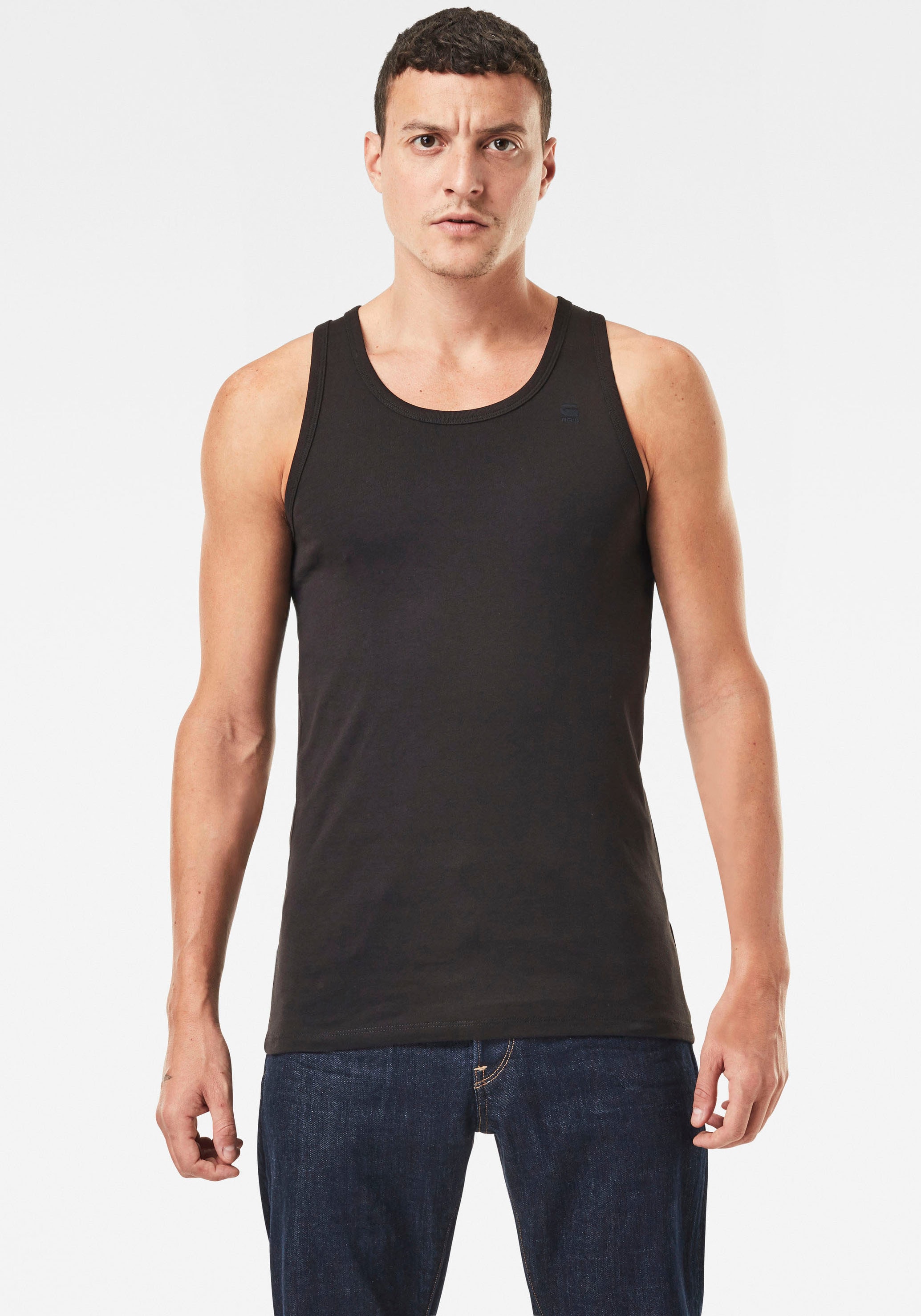 G-star Base 2 Units Ärmelloses T-shirt 2XL Black günstig online kaufen