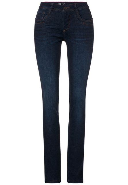 STREET ONE 5-Pocket-Jeans Blaue used Casual Fit Jeans günstig online kaufen