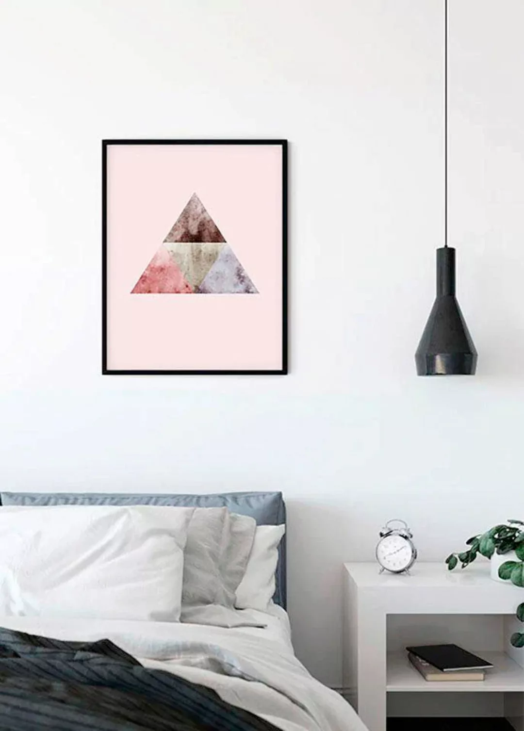 Komar Poster »Triangles Top Red«, Formen-Kunst, (1 St.), Kinderzimmer, Schl günstig online kaufen