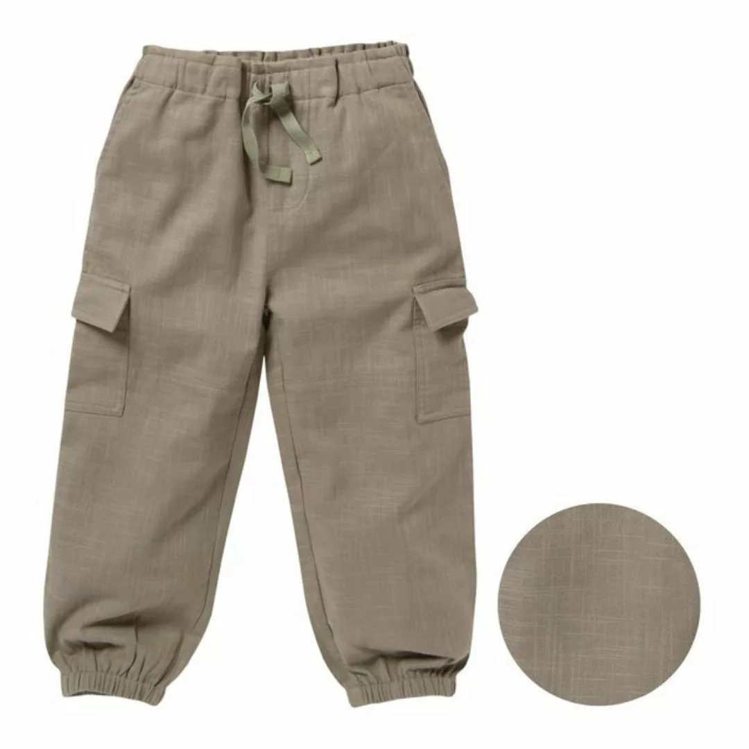 People Wear Organic Cargohose aus Musselin mit aufgesetzten Klappentaschen, günstig online kaufen