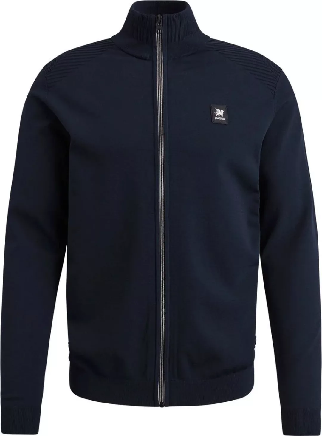 Vanguard Strickjacke Viscose Navy - Größe L günstig online kaufen