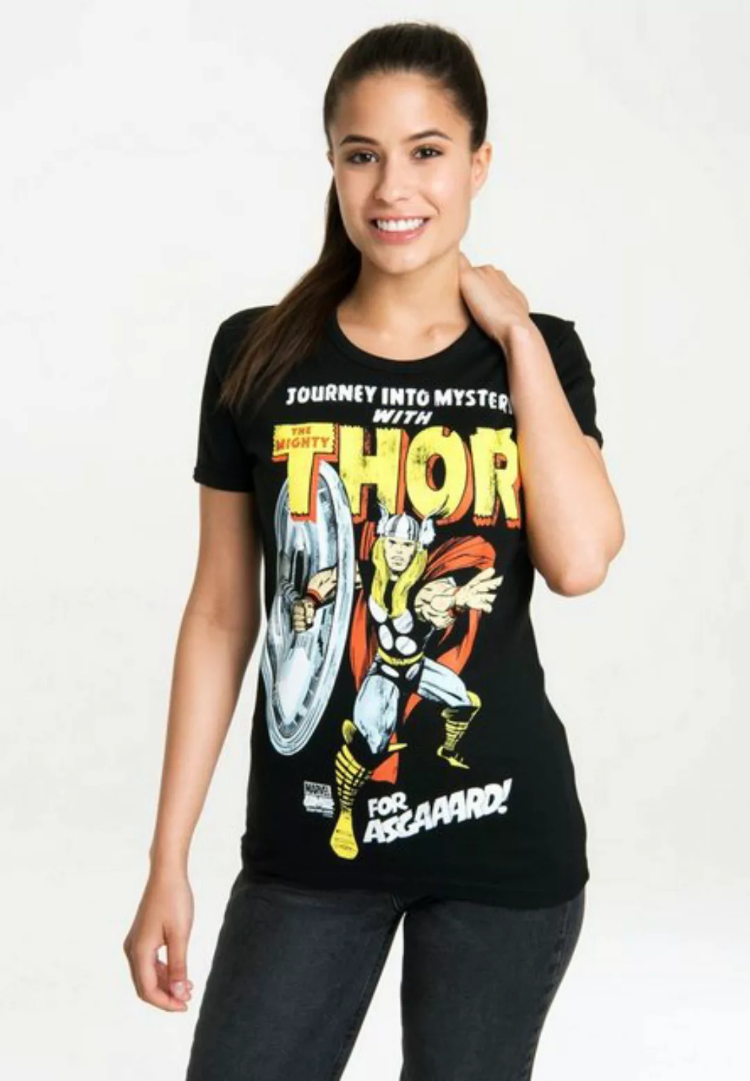LOGOSHIRT T-Shirt "Thor For Asgaaard", mit lizenzierten Originaldesign günstig online kaufen