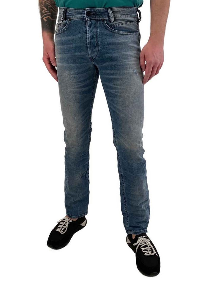 Diesel Tapered-fit-Jeans Diesel Herren Akee 0857L Jeans Hose Slim Tapered günstig online kaufen