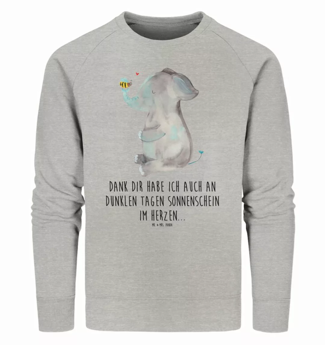 Mr. & Mrs. Panda Longpullover Größe M Elefant Biene - Heather Grey - Gesche günstig online kaufen