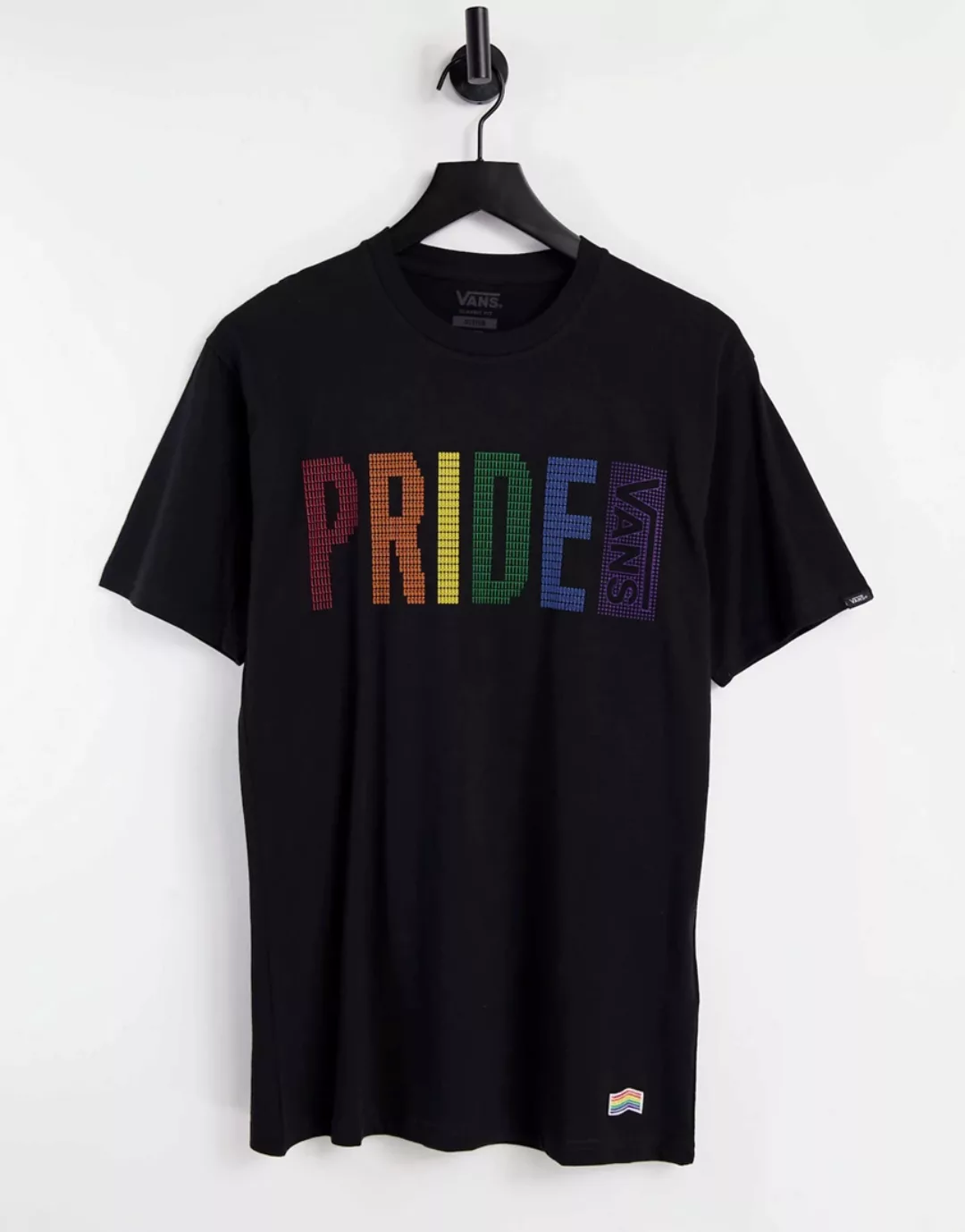 Vans – Rainbow – T-Shirt in Schwarz günstig online kaufen