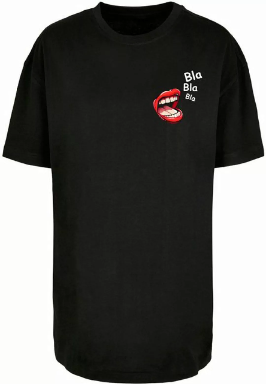 Merchcode T-Shirt Merchcode Damen Ladies Bla Bla Bla ComicBoyfriend Tee (1- günstig online kaufen