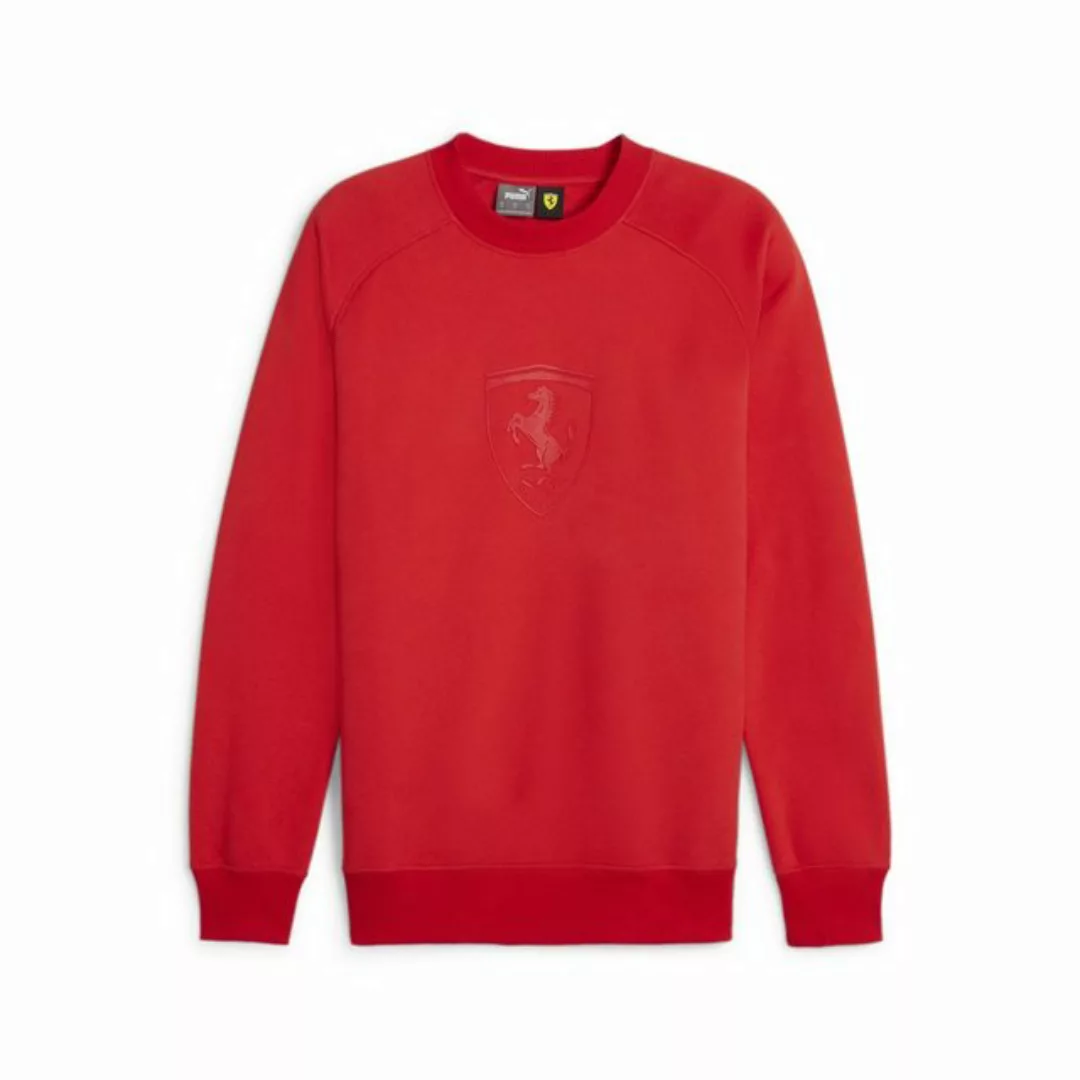 PUMA Sweatshirt Scuderia Ferrari Race Big Shield Motorsport Rundhalspullove günstig online kaufen