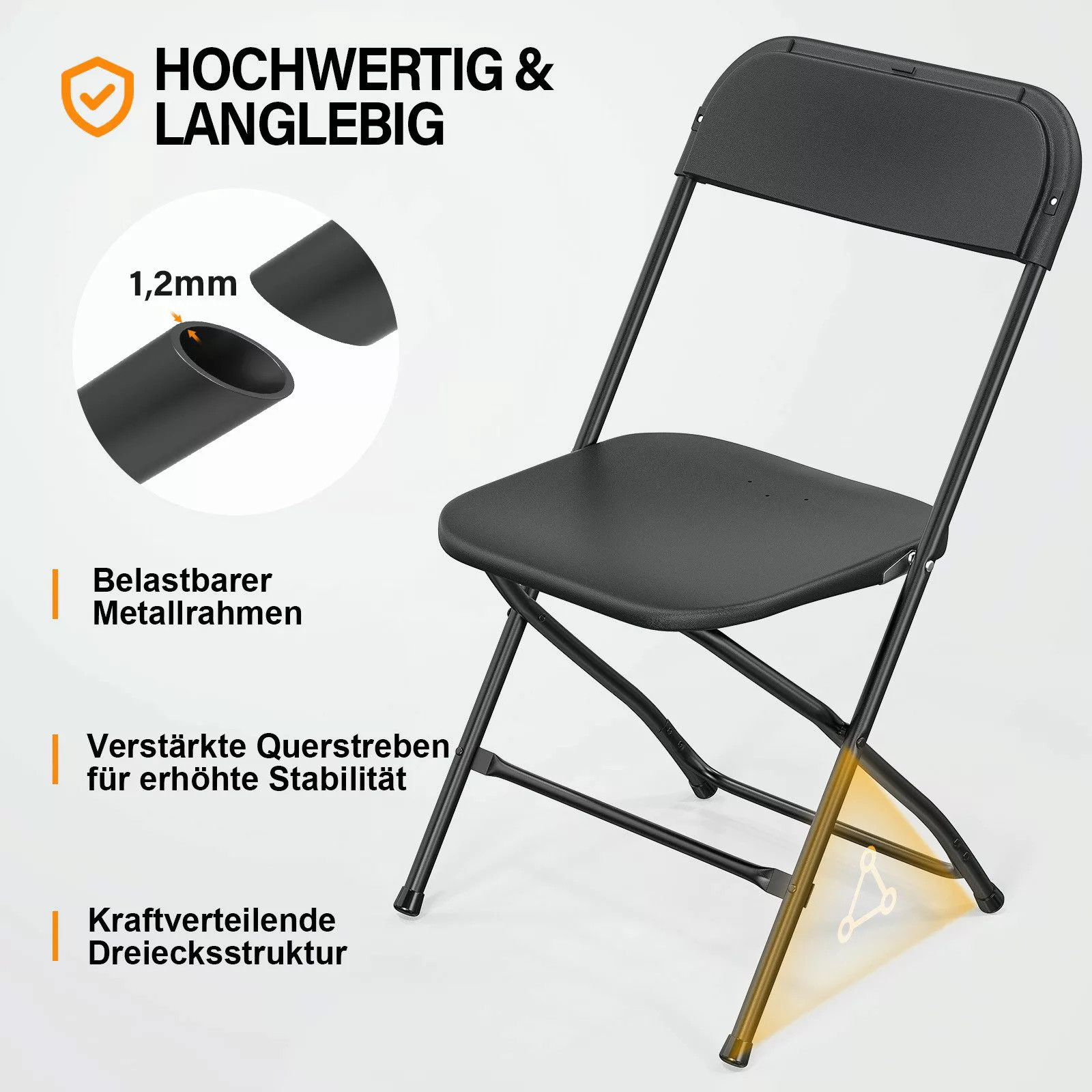 VINGLI Klappstuhl Klappstühle 2er/4er/6er/8er/10er Set, Gartenstuhl günstig online kaufen