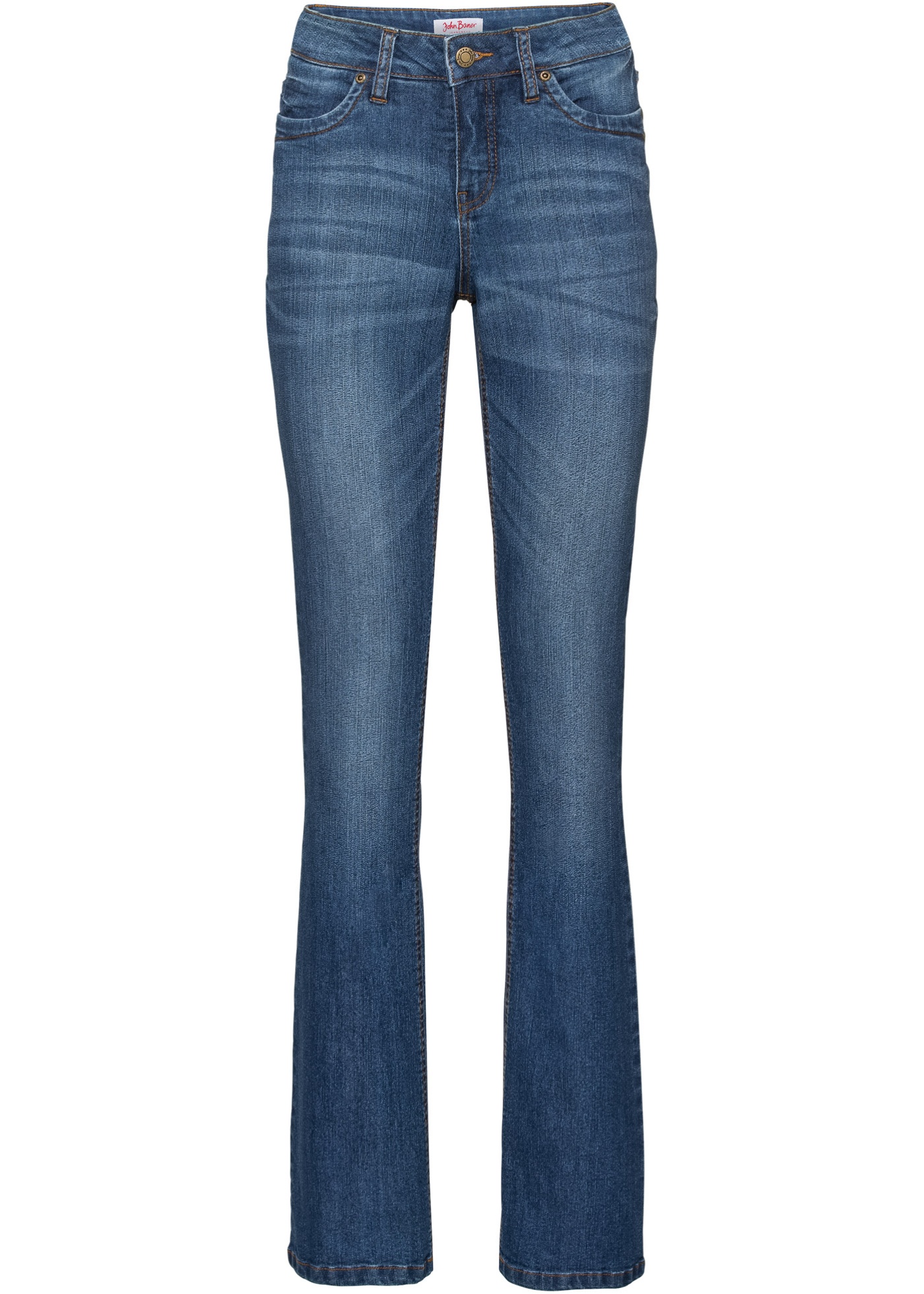Komfort-Stretch-Jeans, Bootcut günstig online kaufen