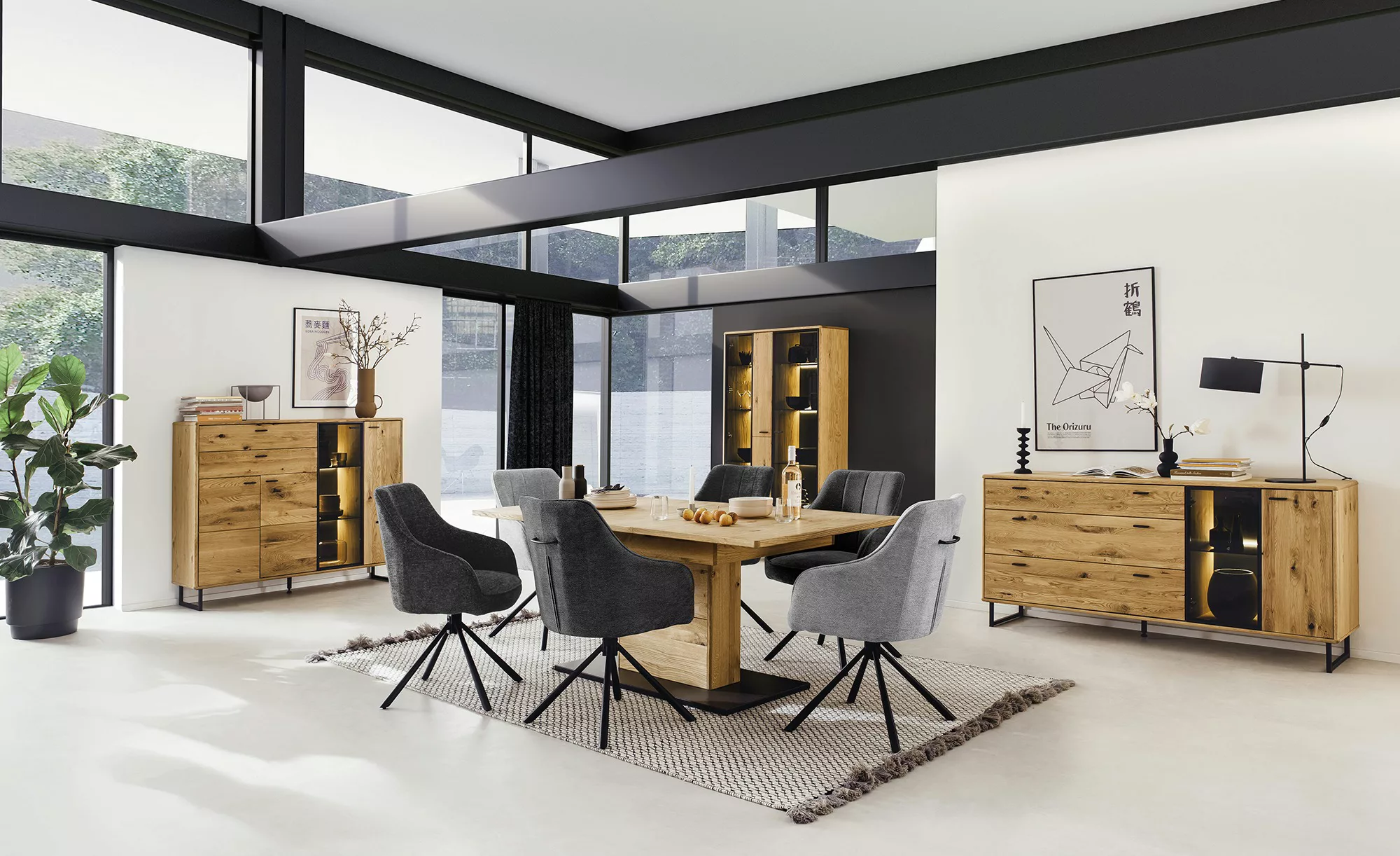 MCA furniture Vitrine Vitrine Arezzo, 2-türig günstig online kaufen