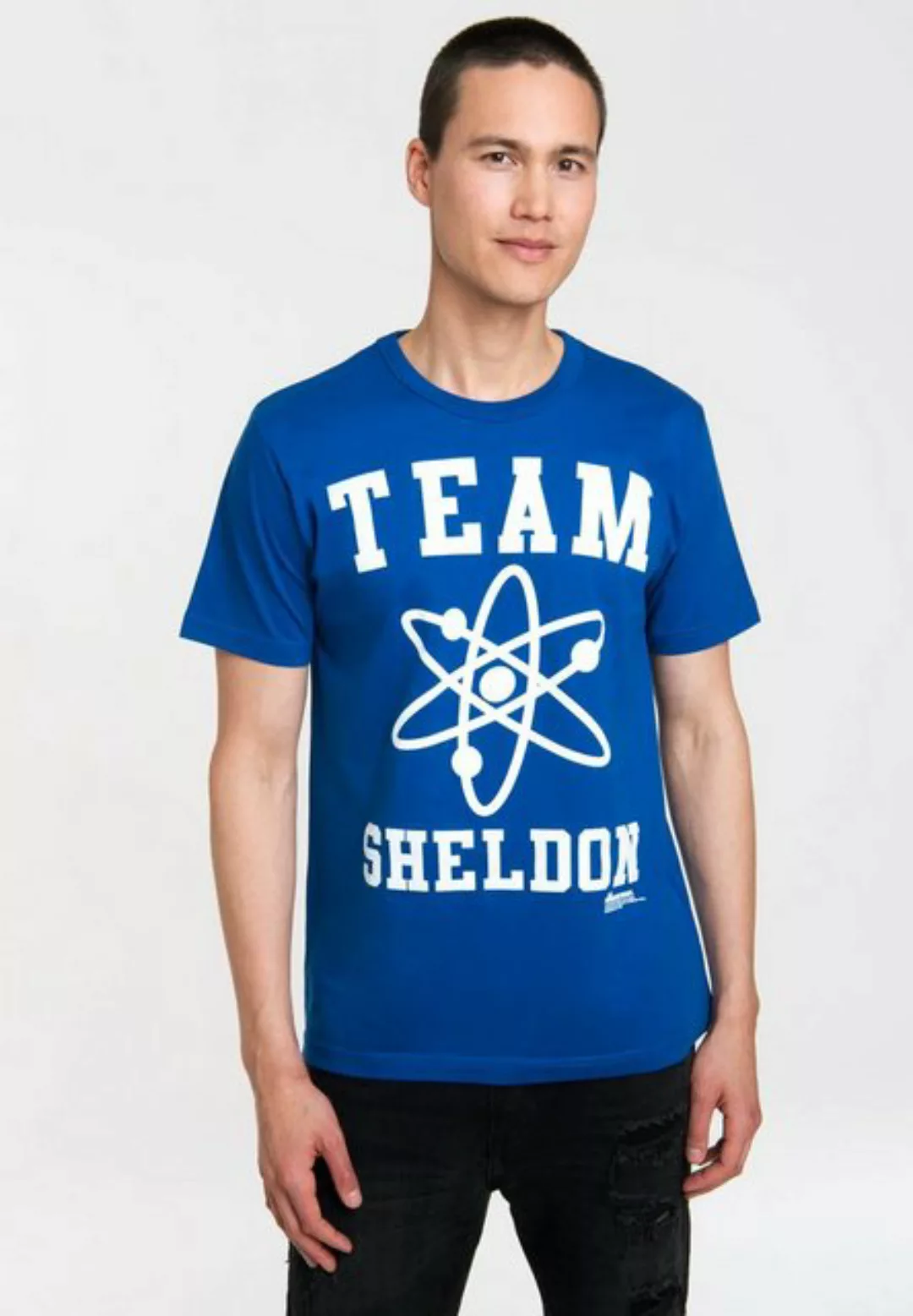 LOGOSHIRT T-Shirt Team Sheldon mit großem Frontprint günstig online kaufen