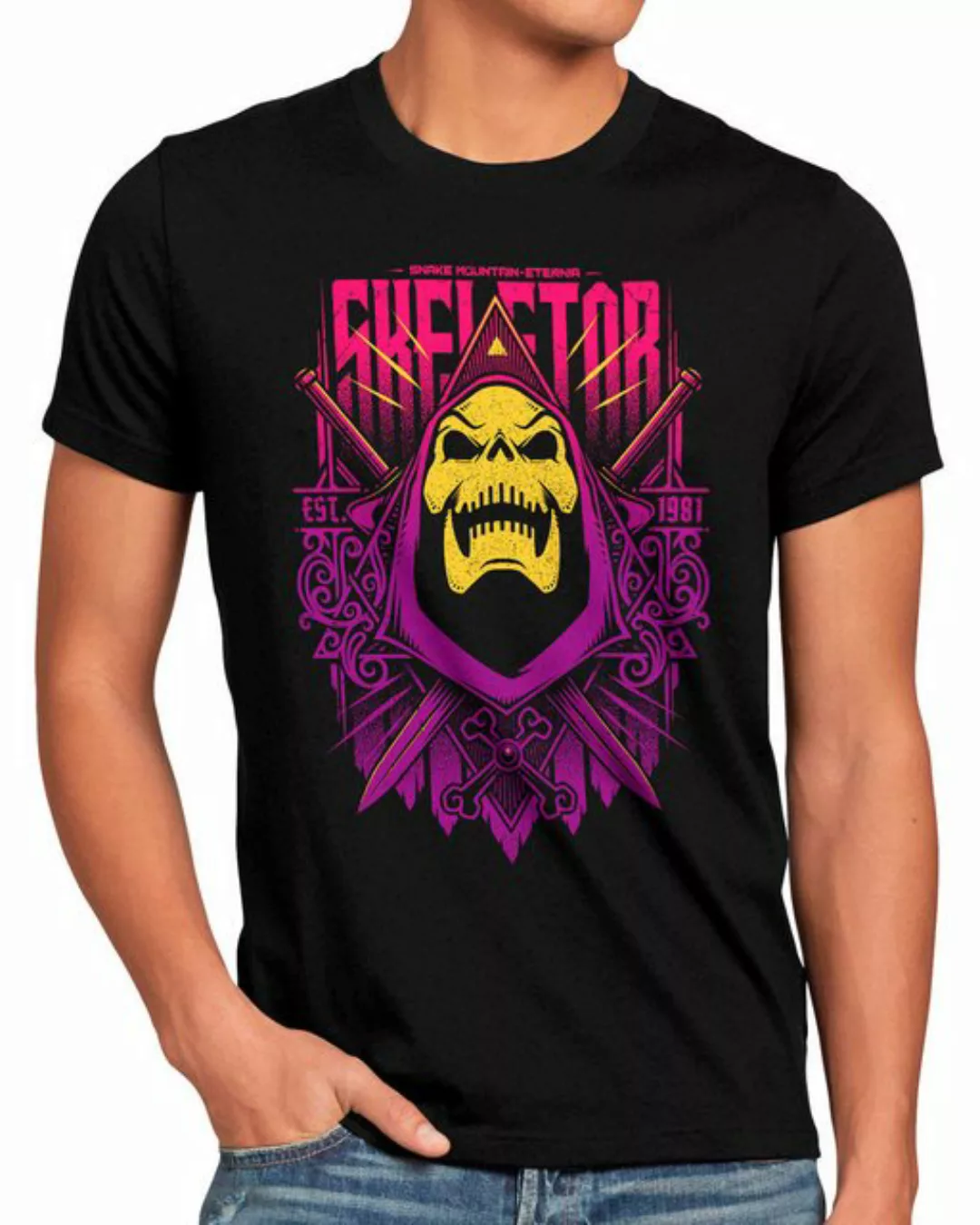 style3 T-Shirt Herren T-Shirt Skeletor 81 he-man skeletor masters of the un günstig online kaufen