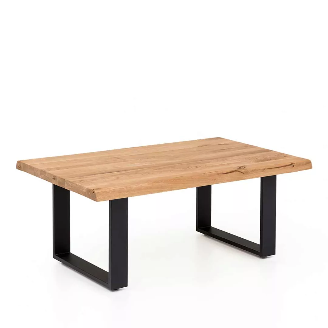 Sofa Tisch modern im Industry und Loft Stil natürlicher Baumkante günstig online kaufen