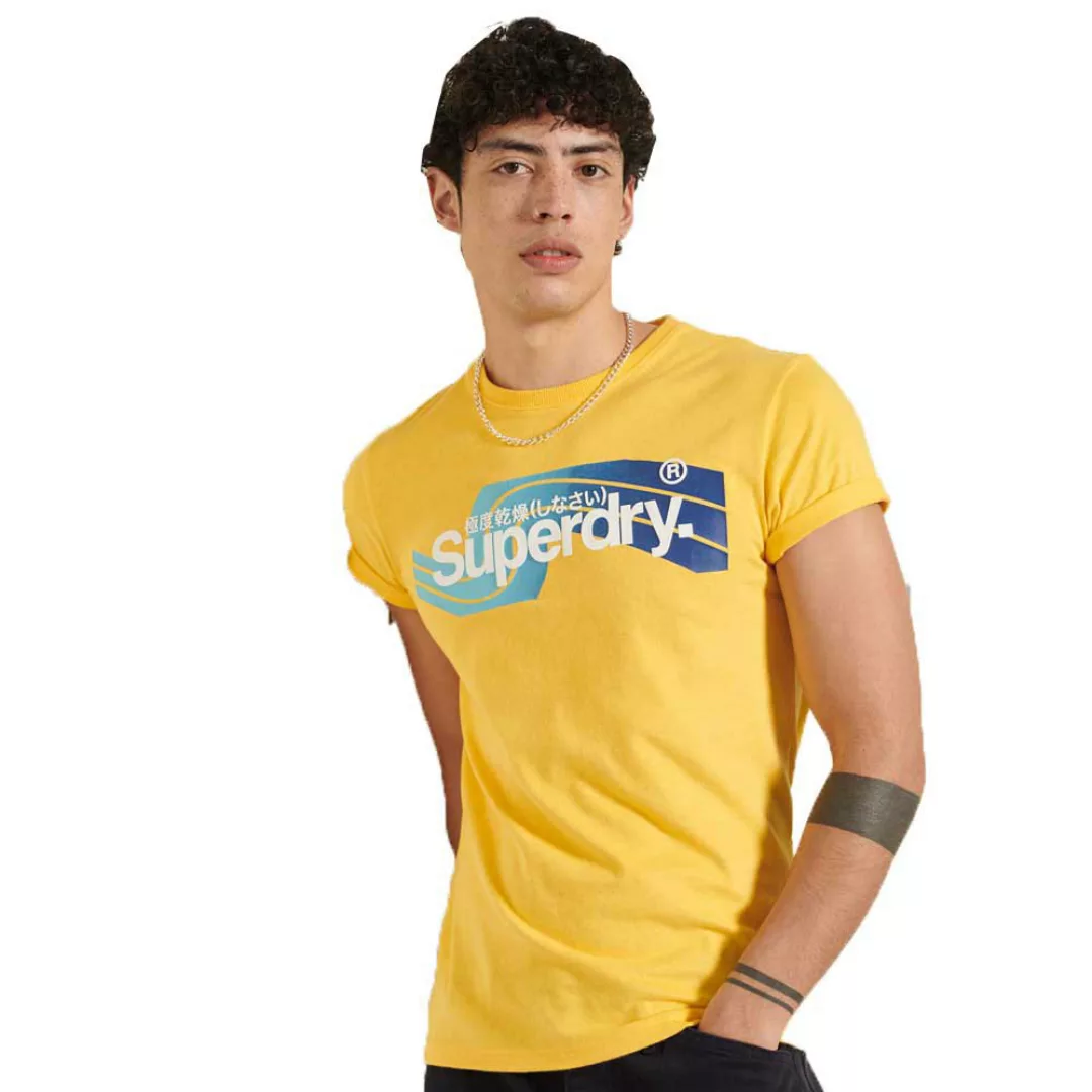 Superdry Core Logo Cali Kurzarm T-shirt M Springs Yellow günstig online kaufen