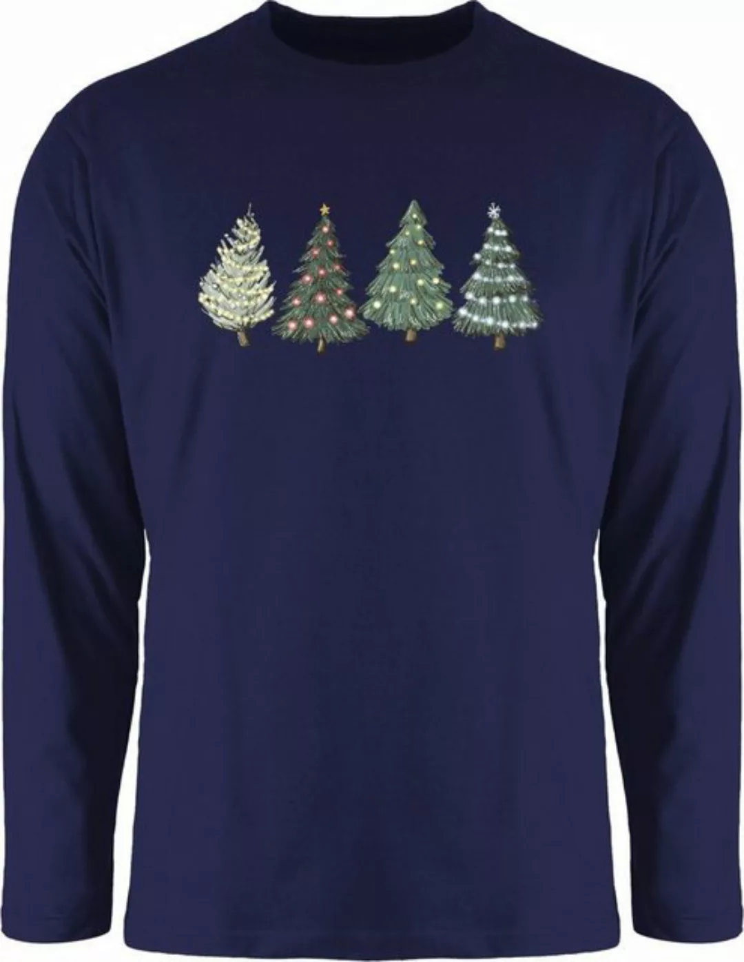 Shirtracer Rundhalsshirt Weihnachtsbäume Weihachten Kleidung günstig online kaufen
