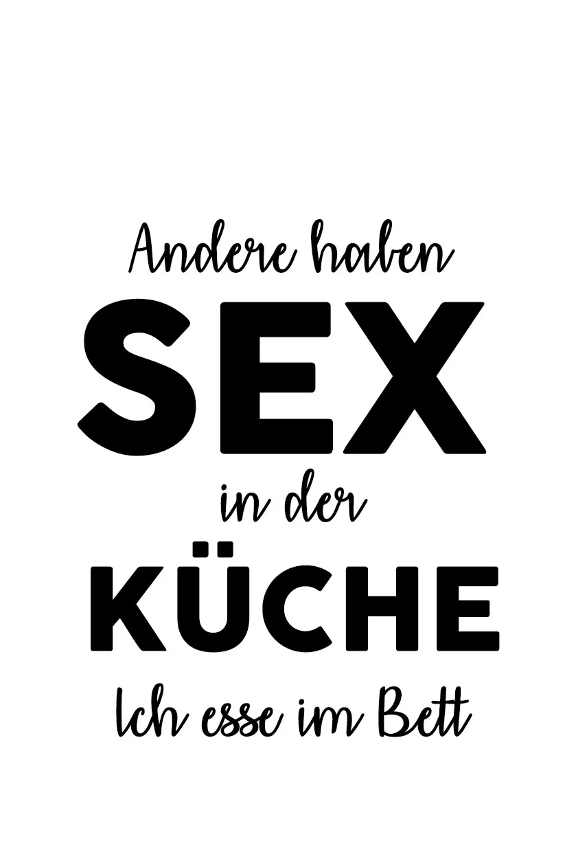 queence Wanddekoobjekt "Andere haben Sex in der ...", Stahlschild, Blechsch günstig online kaufen