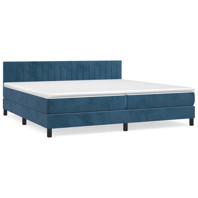 vidaXL Boxspringbett Bett Boxspringbett mit Matratze Samt (200 x 200 cm, Bl günstig online kaufen