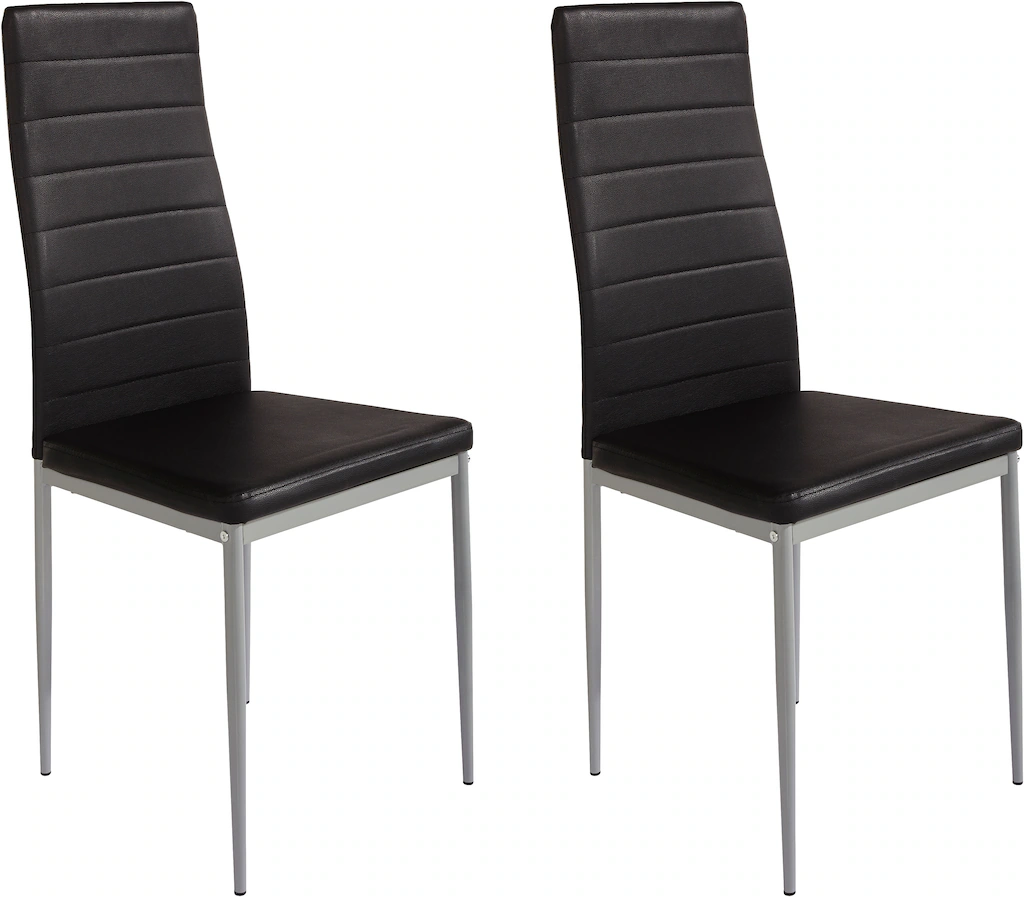 Home affaire Esszimmerstuhl "Pluto", (Set), 2 St., Kunstleder, Bezug in Kun günstig online kaufen