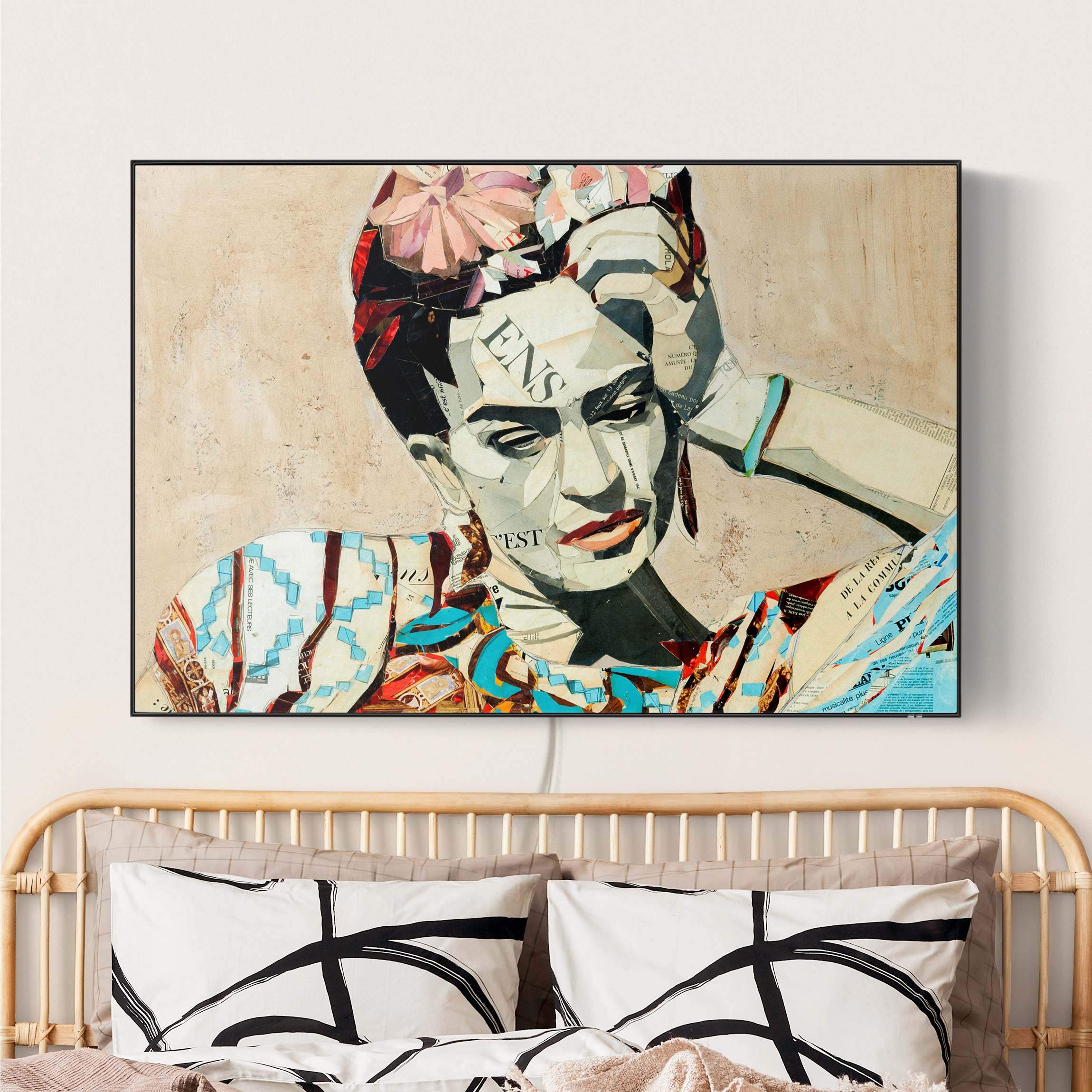 LED-Wechselbild Frida Kahlo - Collage No.1 günstig online kaufen