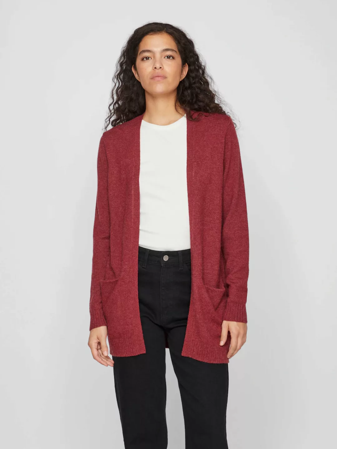 Vila Strickjacke "VIRIL OPEN L/S KNIT CARDIGAN - NOOS" günstig online kaufen