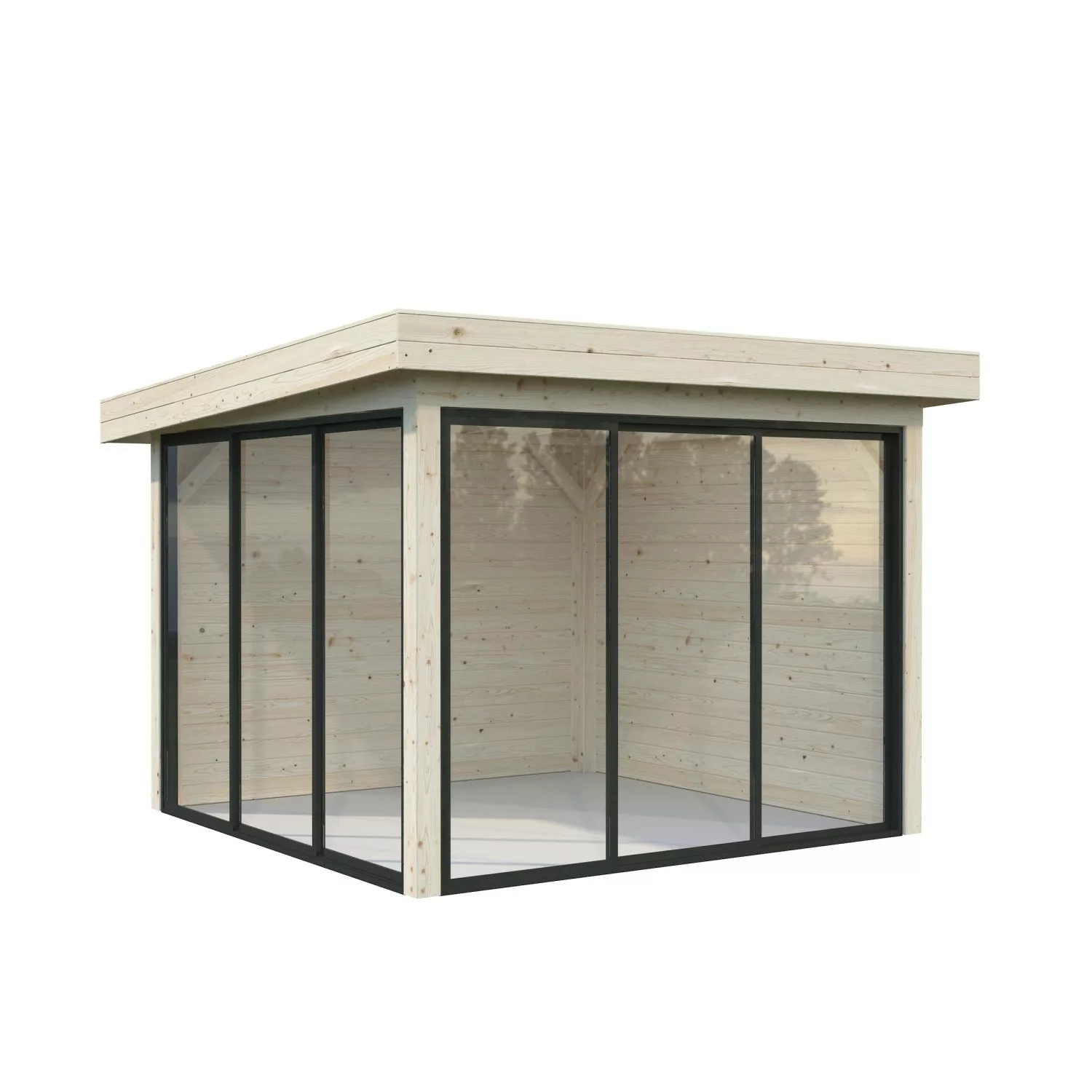 Palmako Pavillon Lenna Set 401 Slide Naturbelassen 300 cm x 300 cm FSC® günstig online kaufen