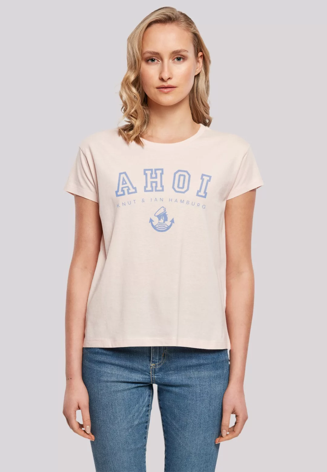 F4NT4STIC T-Shirt "Ahoi Knut & Jan Hamburg", Print günstig online kaufen