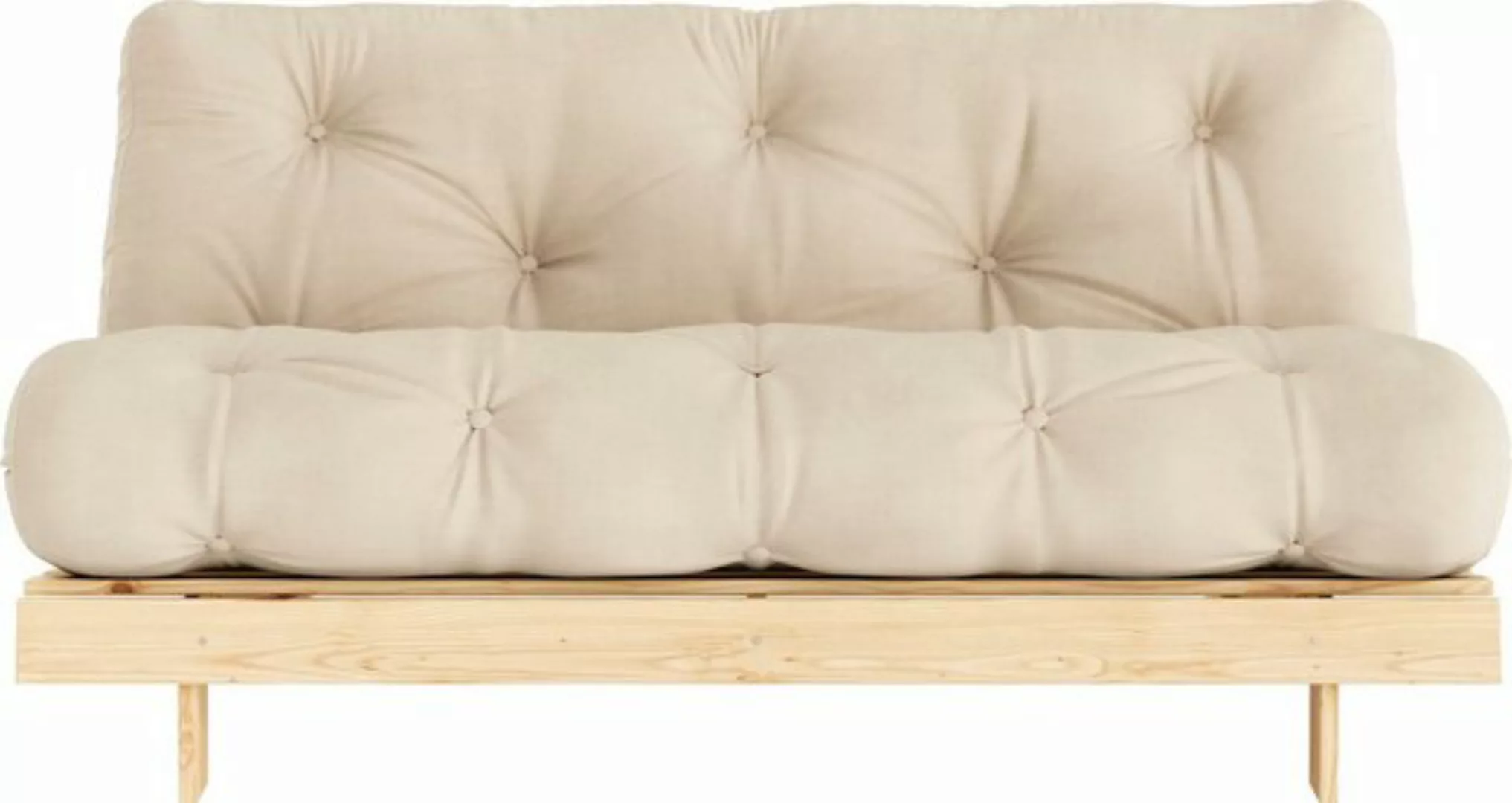 Karup Design Schlafsofa Roots 160, 2 Teile, Mit Holzstruktur, inkl. Futonma günstig online kaufen