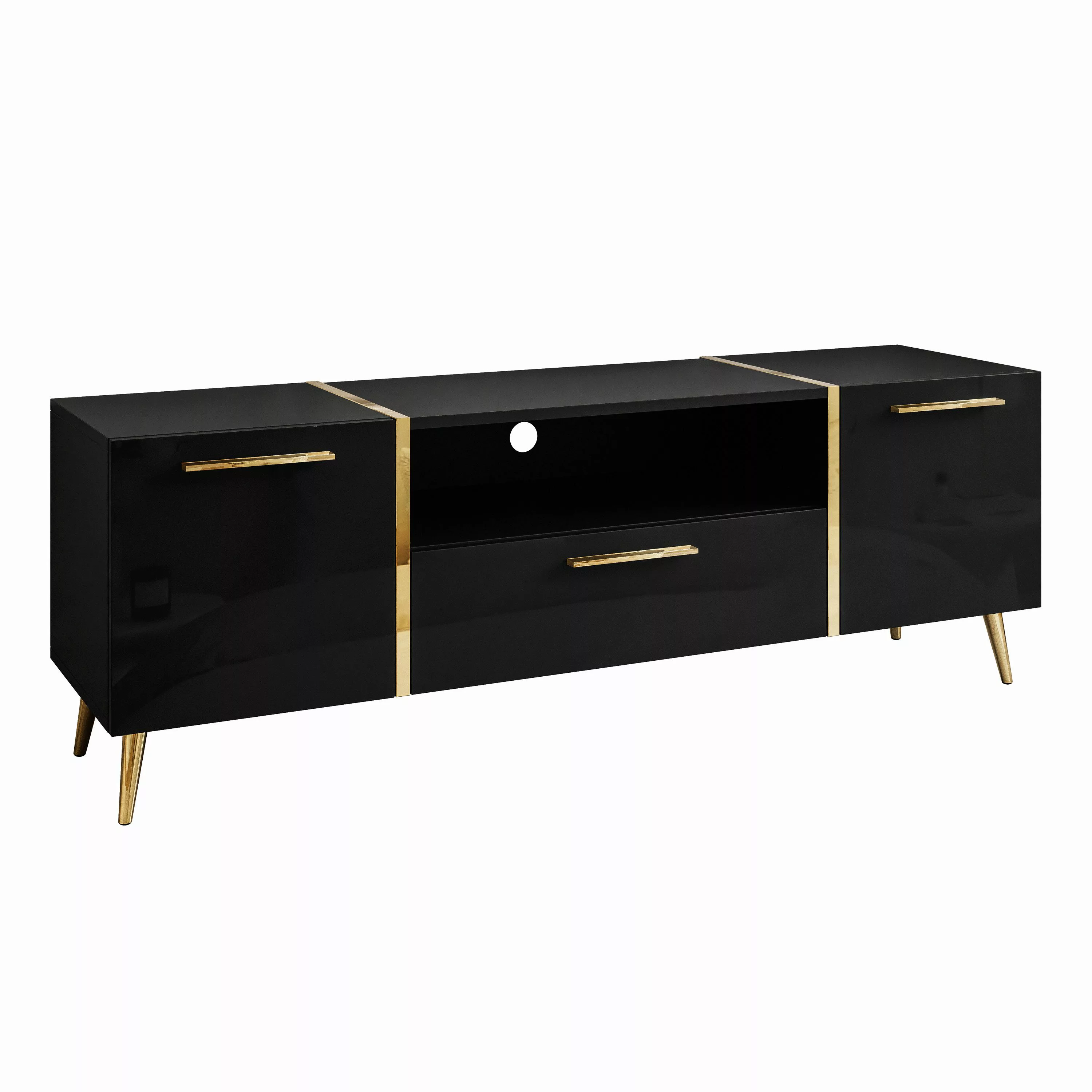 Lookway Lowboard ONYX TV-Schrank auf goldenen günstig online kaufen