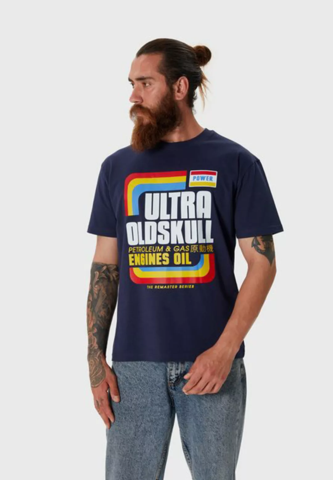 Oldskull T-Shirt Retro Ultra Colour Logo Graphic günstig online kaufen