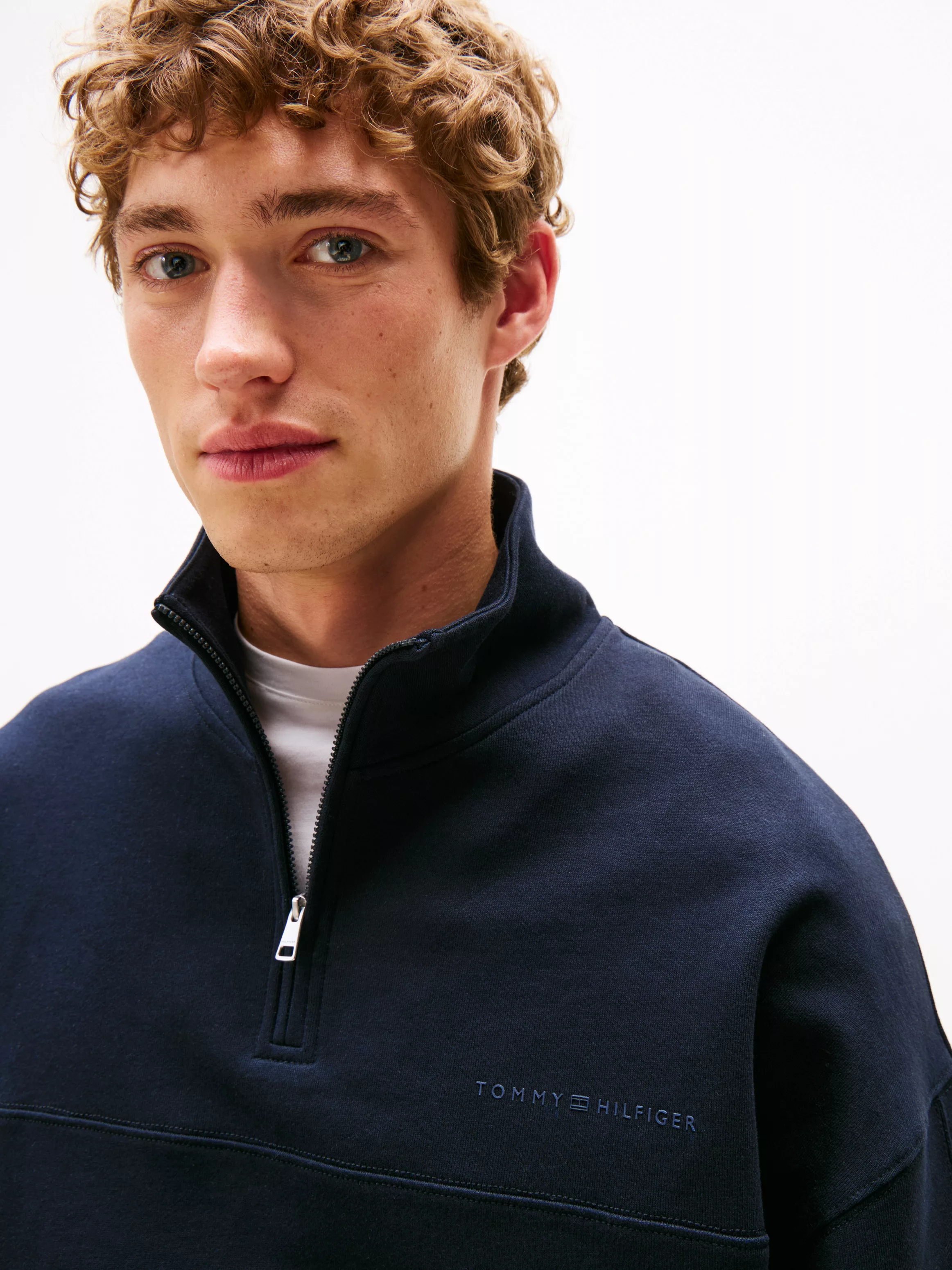 Tommy Hilfiger Underwear Sweatshirt "HALF ZIP", Troyer, Baumwollmix günstig online kaufen
