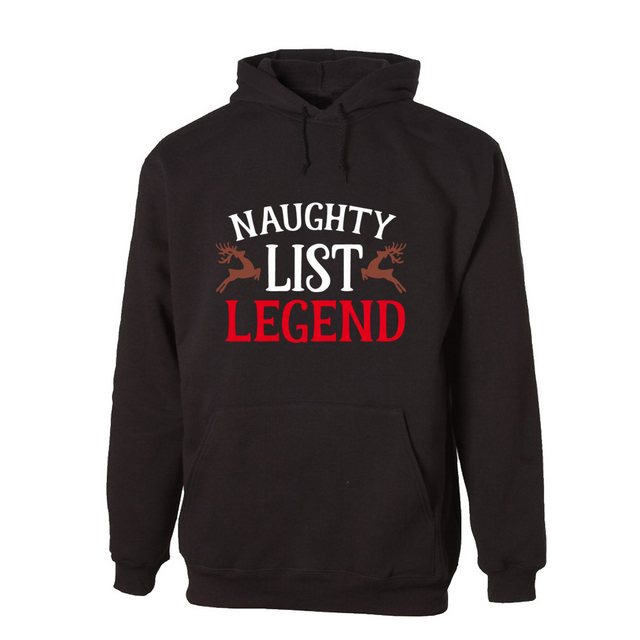 G-graphics Hoodie Naughty List Legend Unisex mit trendigem Frontprint mit W günstig online kaufen