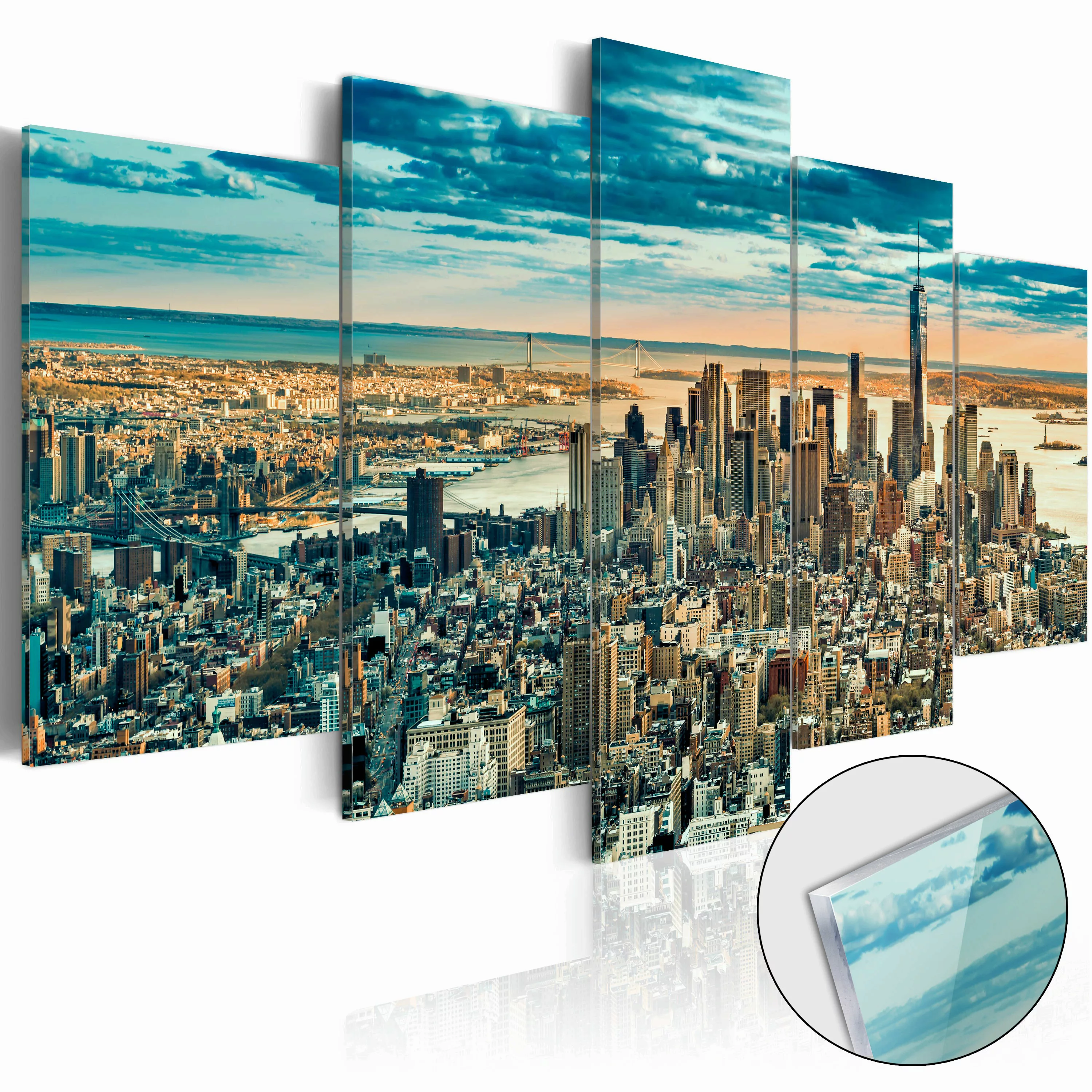 Acrylglasbild - Ny: Dream City [glass] günstig online kaufen
