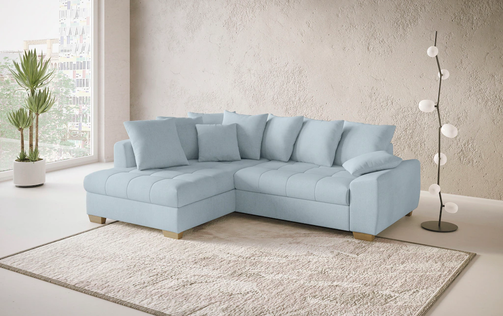 Mr. Couch Ecksofa "Nikita II, L-Form", Wahlweise mit Bettfunktion, Bettkast günstig online kaufen