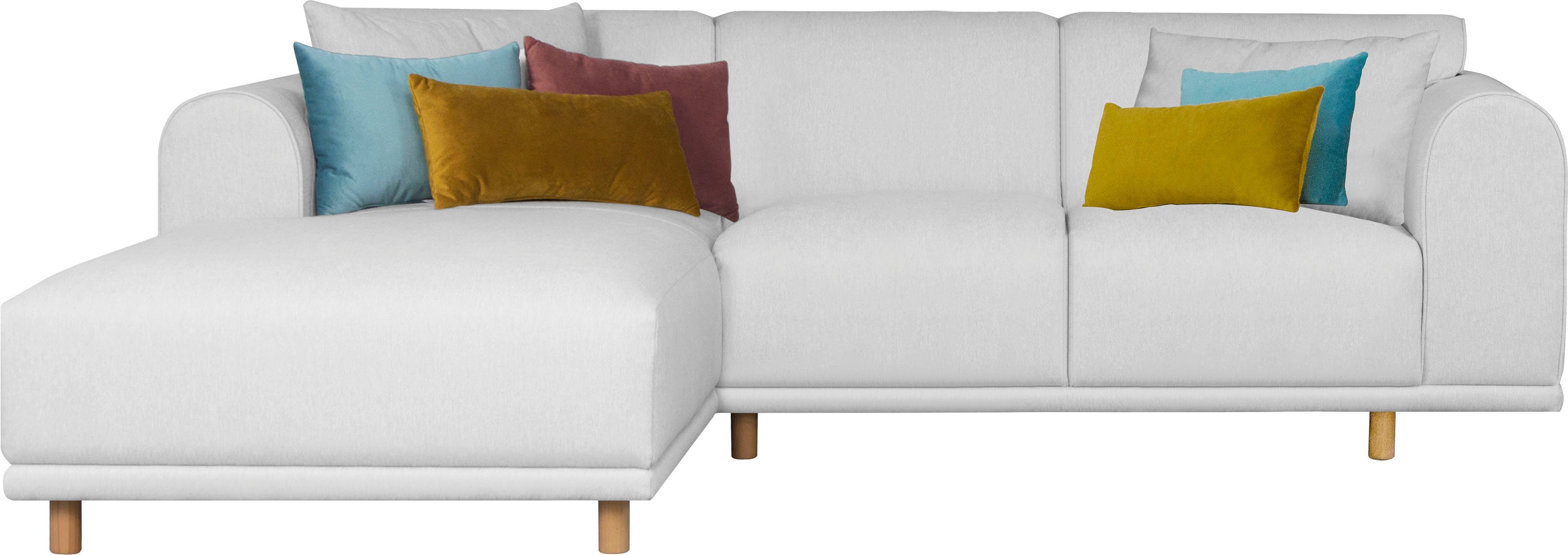 andas Ecksofa Maroon L-Form, in skandinavischem günstig online kaufen