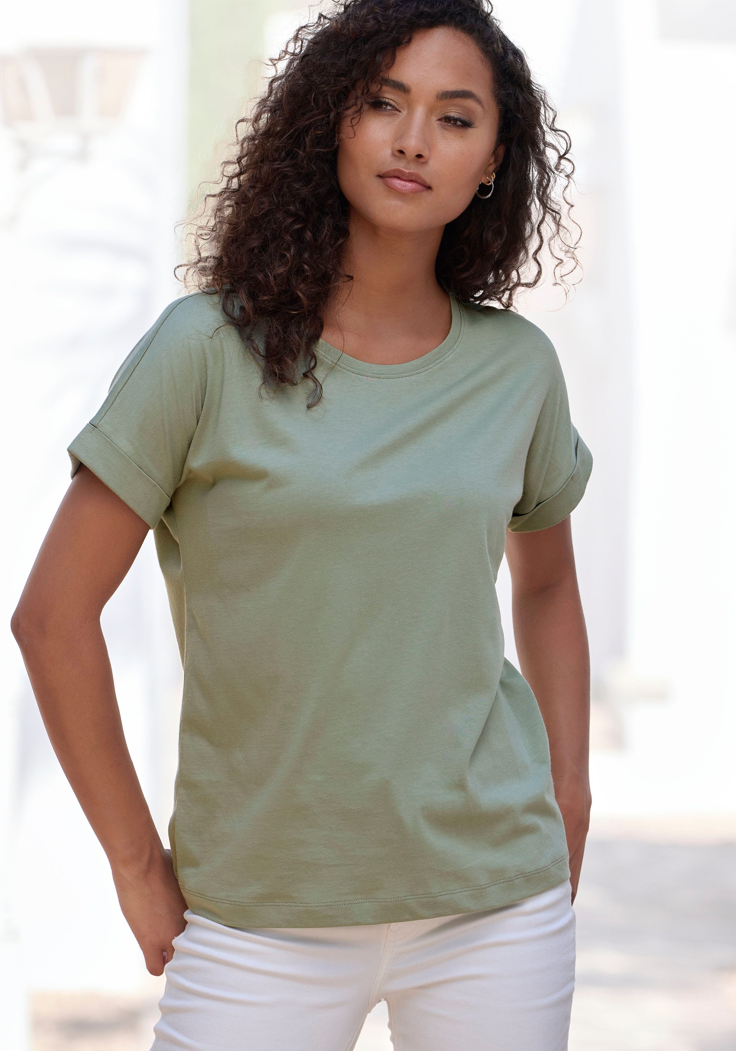 Copenhagen Studios T-Shirt "mit dezentem Logoprint vorn", aus softer Jersey günstig online kaufen