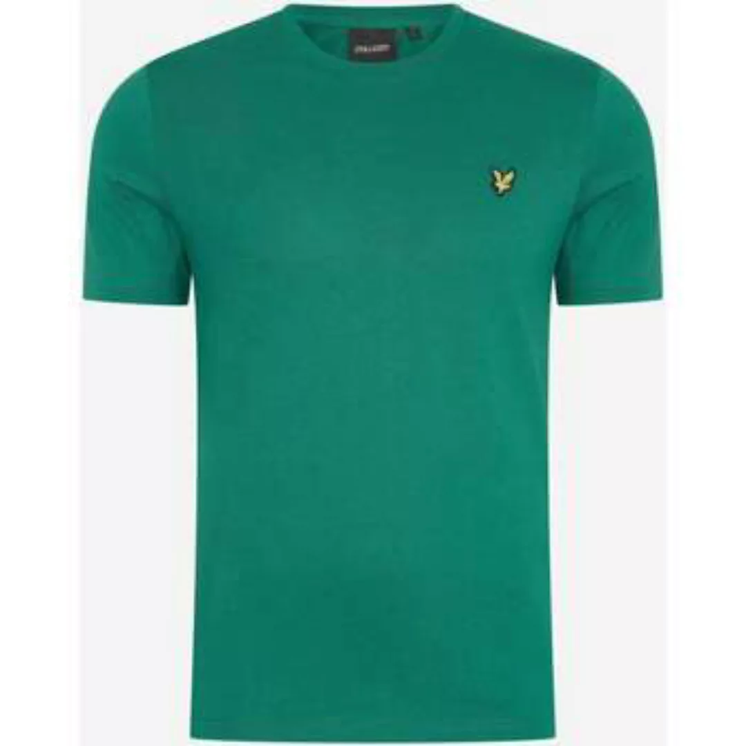 Lyle & Scott  T-Shirts & Poloshirts Schlichtes T-Shirt – Gerichtsgrün günstig online kaufen