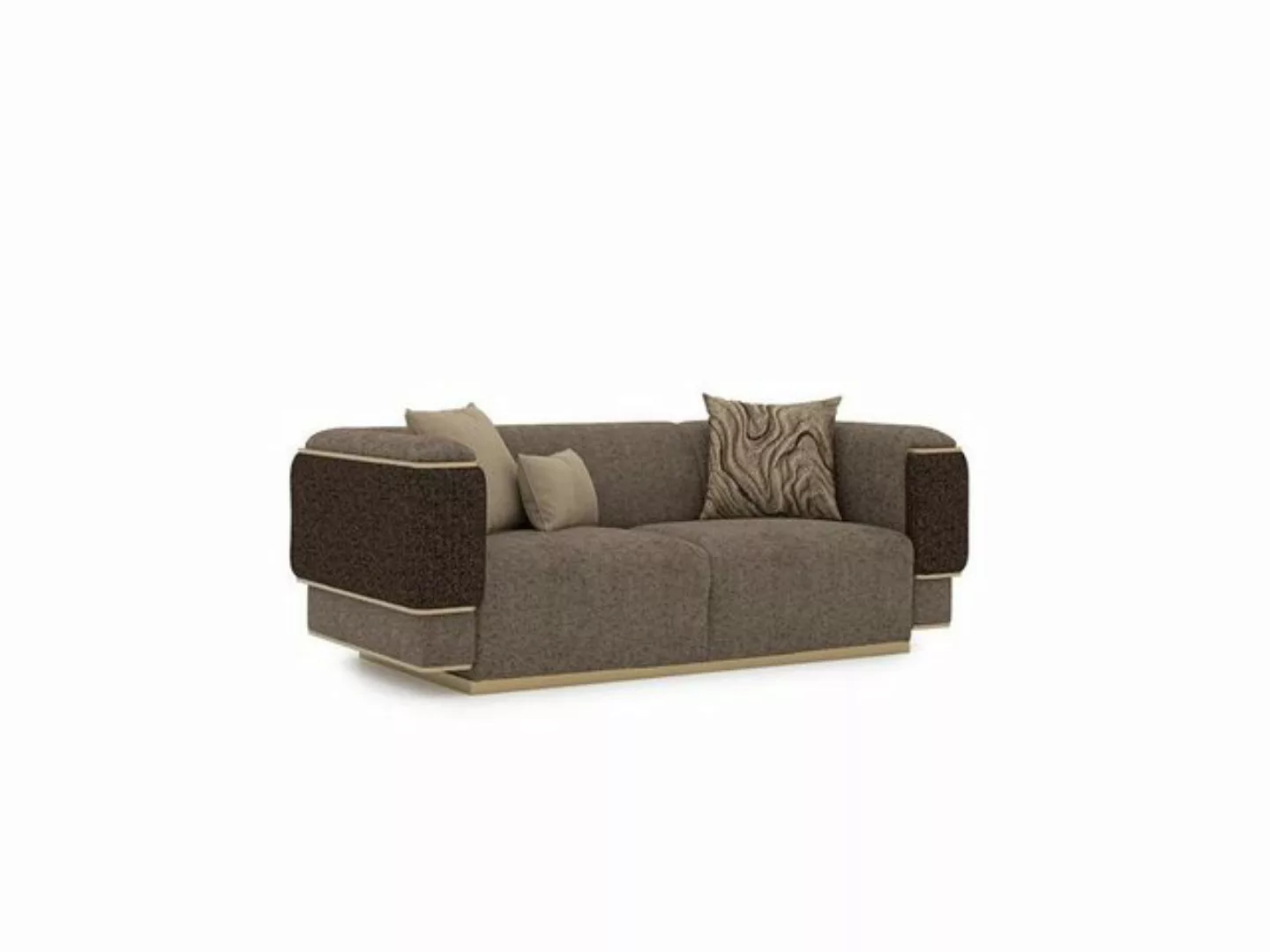 JVmoebel 2-Sitzer Wohnzimmer Sofa Zweisitzer Luxus Einrichtung Polster Text günstig online kaufen