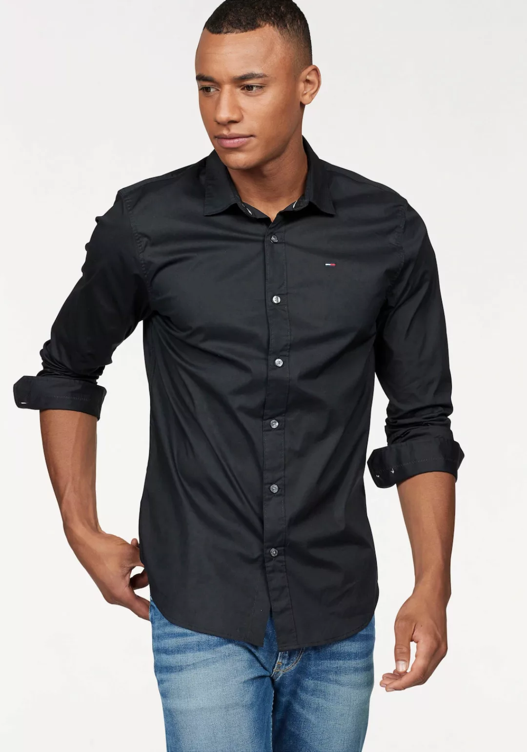 Tommy Jeans Langarmhemd Sabim Stretch Hemd Shirt Stretch Hemd, Premium, Sli günstig online kaufen