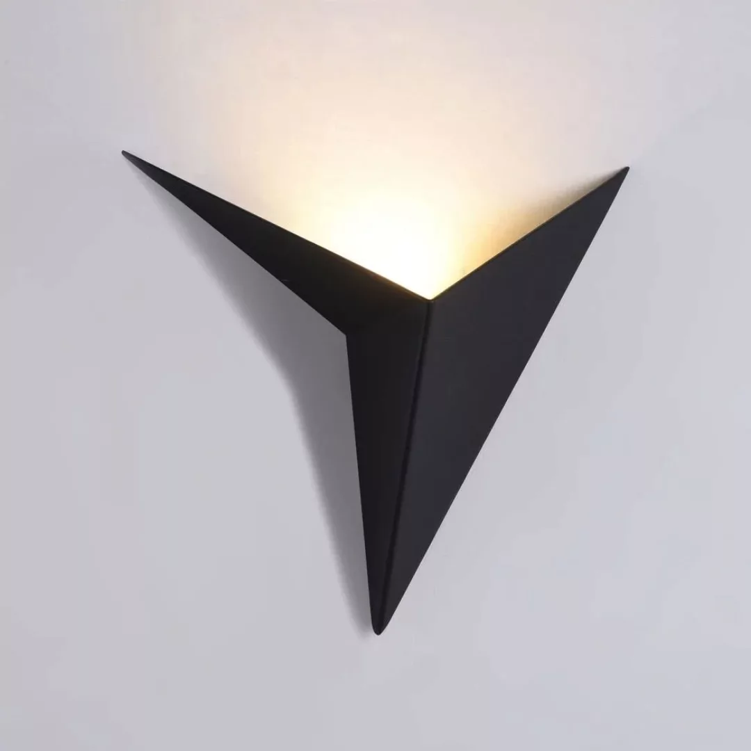 LED Wandleuchte Trame schwarz drei Spitzen günstig online kaufen