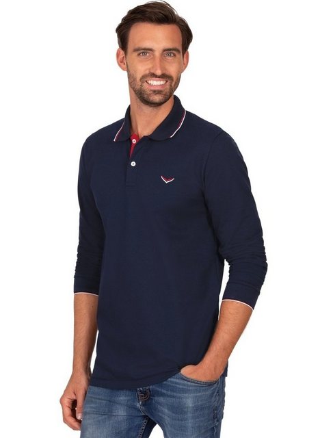 Trigema Poloshirt "TRIGEMA Modisches Poloshirt mit langen Armen" günstig online kaufen