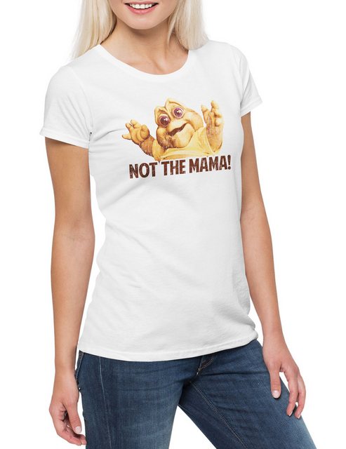 Urban Backwoods Print-Shirt Not The Mama Damen T-Shirt Logo Die Zeichen Com günstig online kaufen