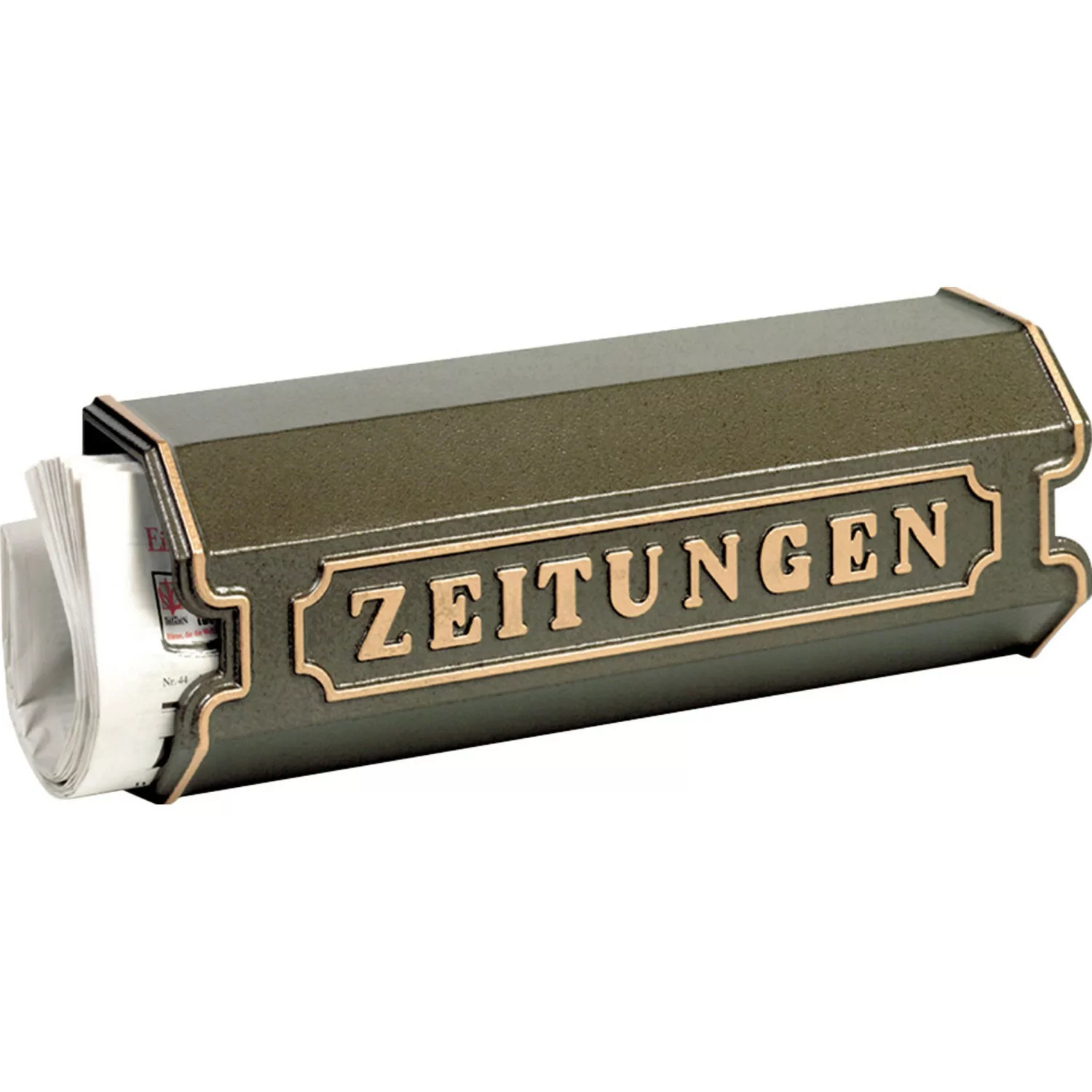 Aluguss Zeitungsbox 1890, bronze günstig online kaufen