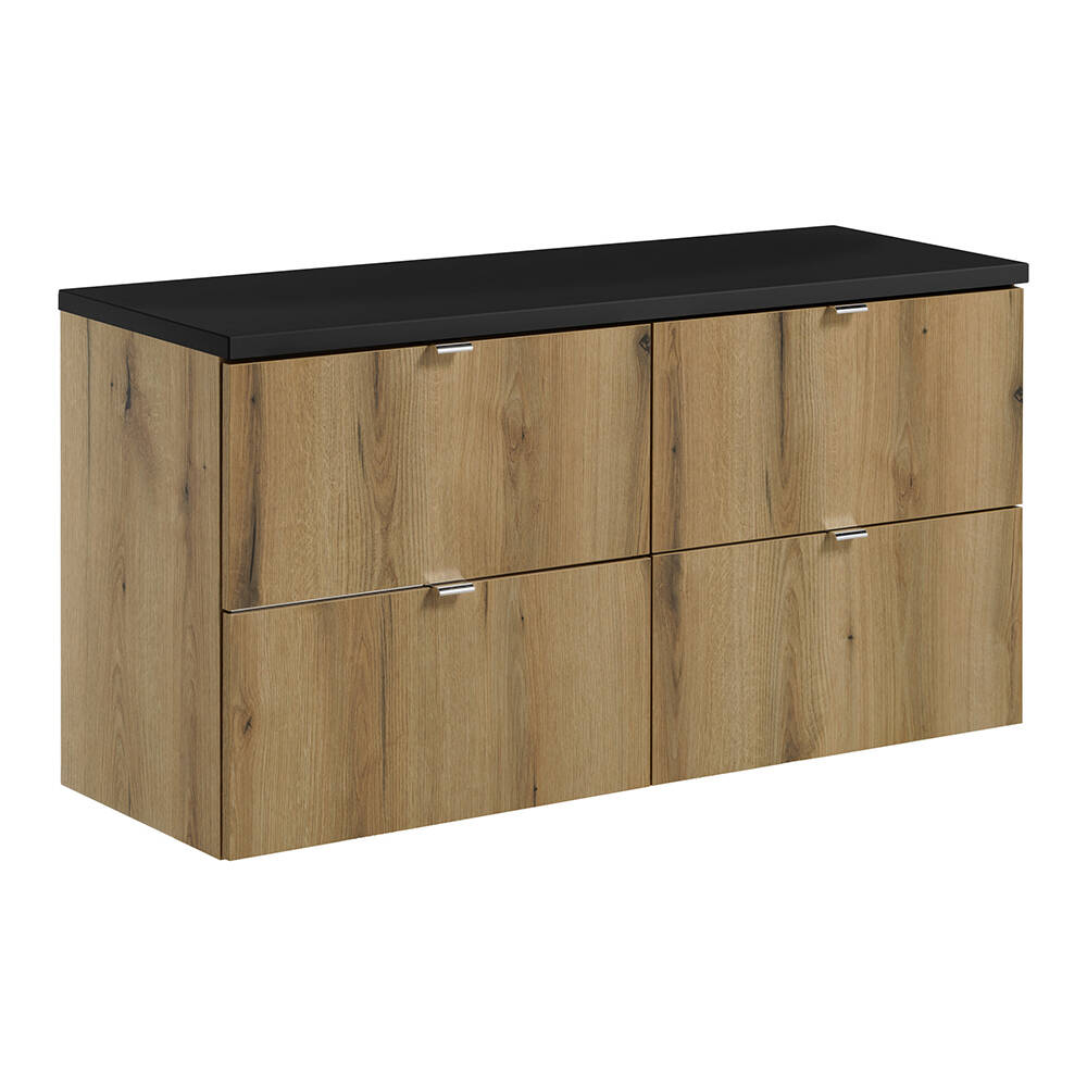 Lomadox Unterschrank NEWPORT-56-OAK Waschtischunterschrank, 120cm, Eiche un günstig online kaufen