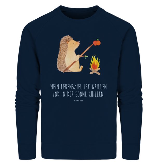 Mr. & Mrs. Panda Longpullover Größe XS Igel Grillen - French Navy - Geschen günstig online kaufen